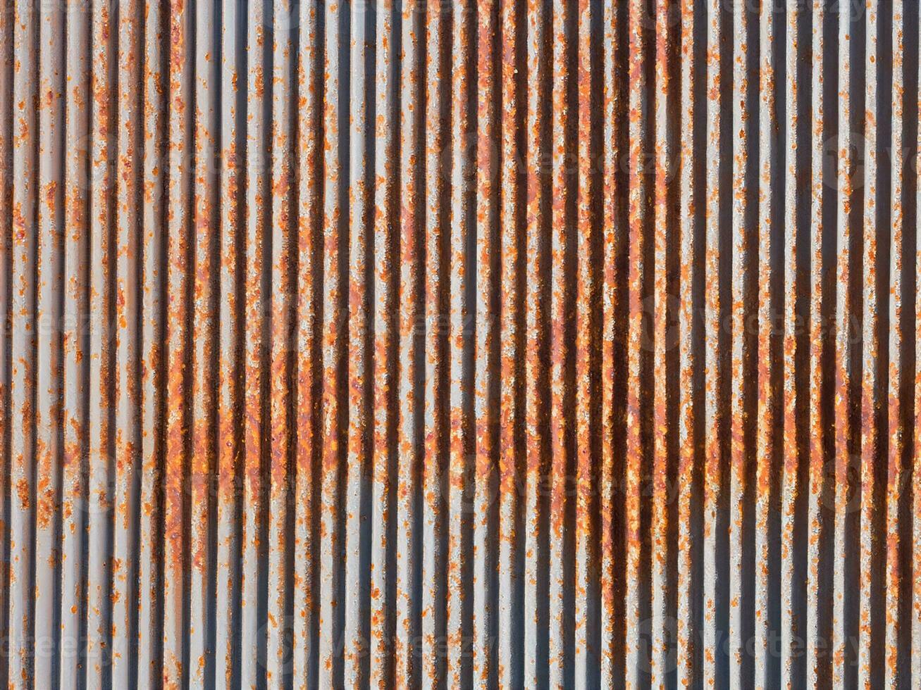 oxidado metal textura con arañazos y grietas foto
