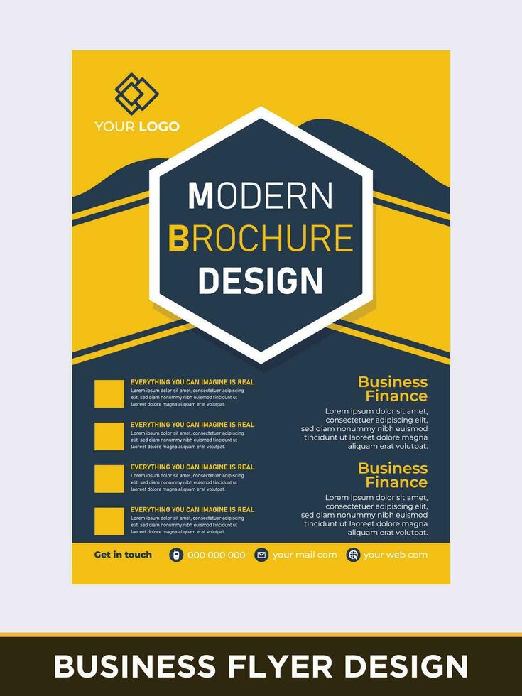 Corporate business flyer template design. Template vector design for Brochure, Annual Report, Magazine, Poster, Corporate Presentation, Portfolio, Flyer, cover modern layout in A4