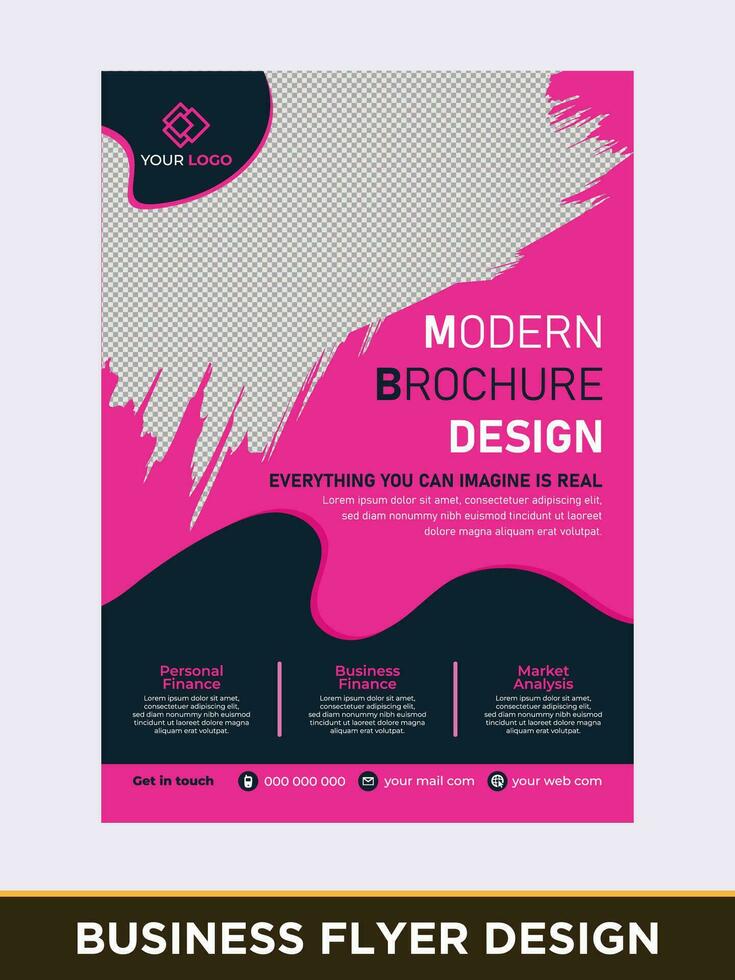 Corporate business flyer template design. Template vector design for Brochure, Annual Report, Magazine, Poster, Corporate Presentation, Portfolio, Flyer, cover modern layout in A4