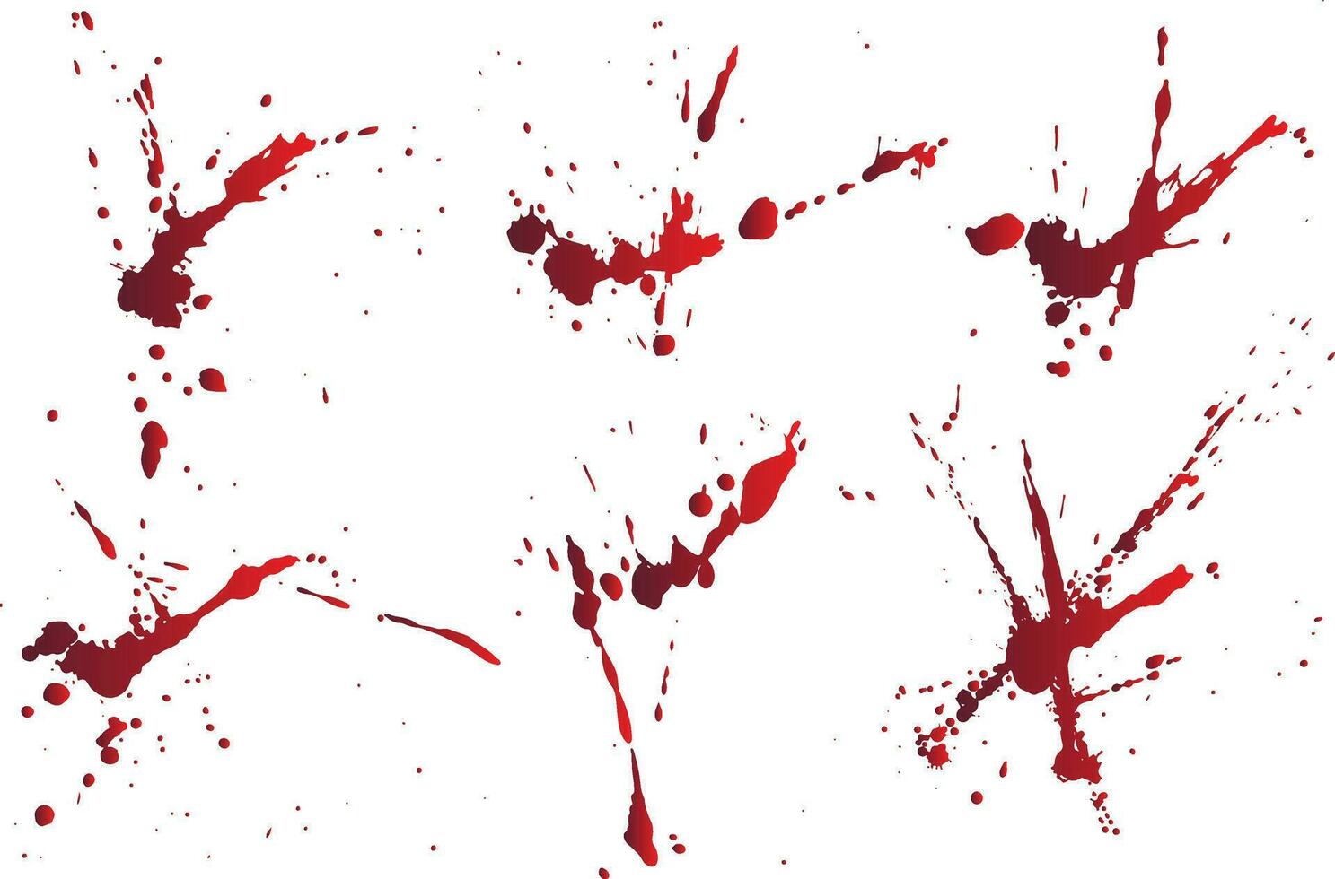 Scratch set of blood claw background vector