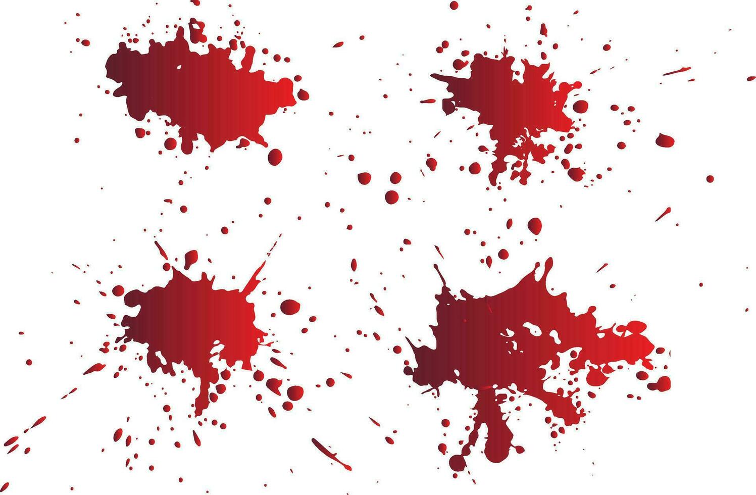 Red splatter stain background collection vector