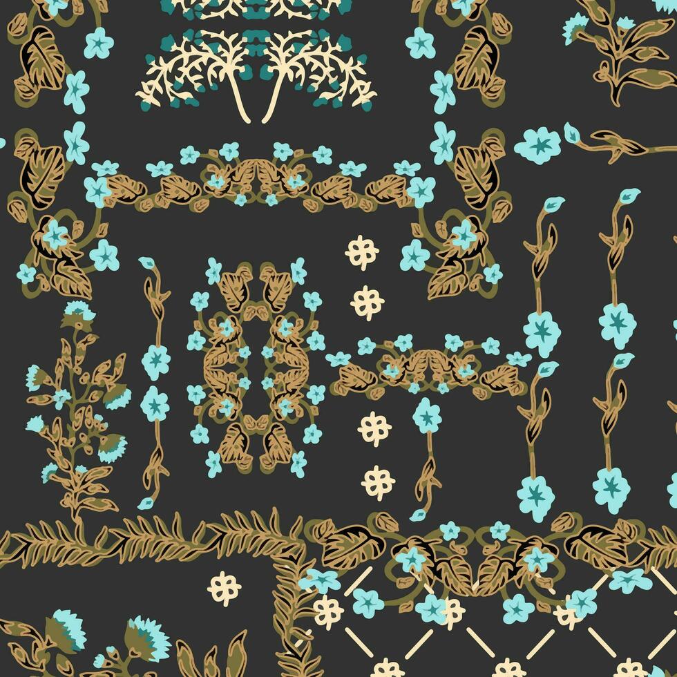 floral,ornament,abstract pattern suitable for textile and printing needs vector