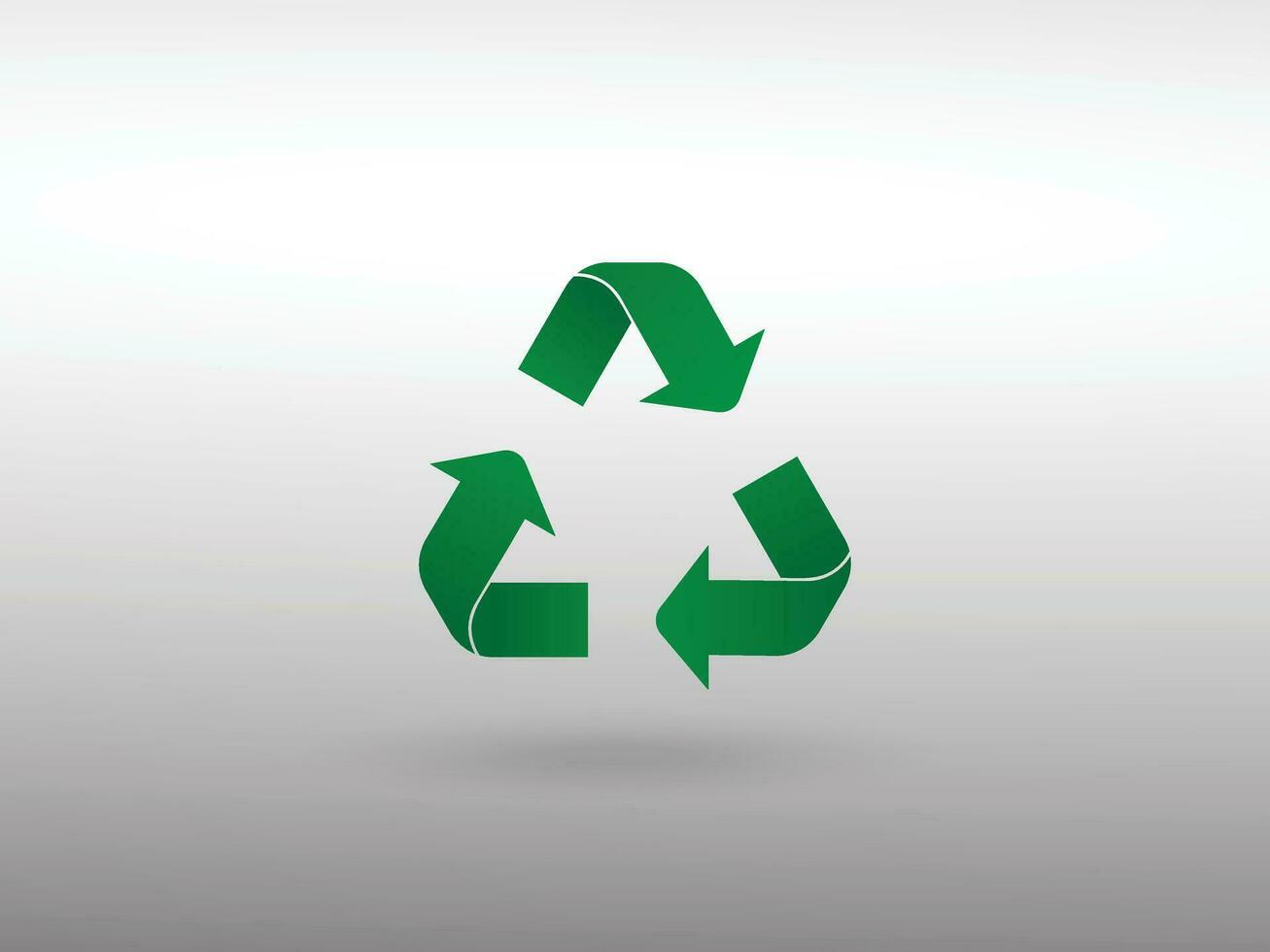 Recycle icon symbol vector. Recycling and rotation arrow icon vector