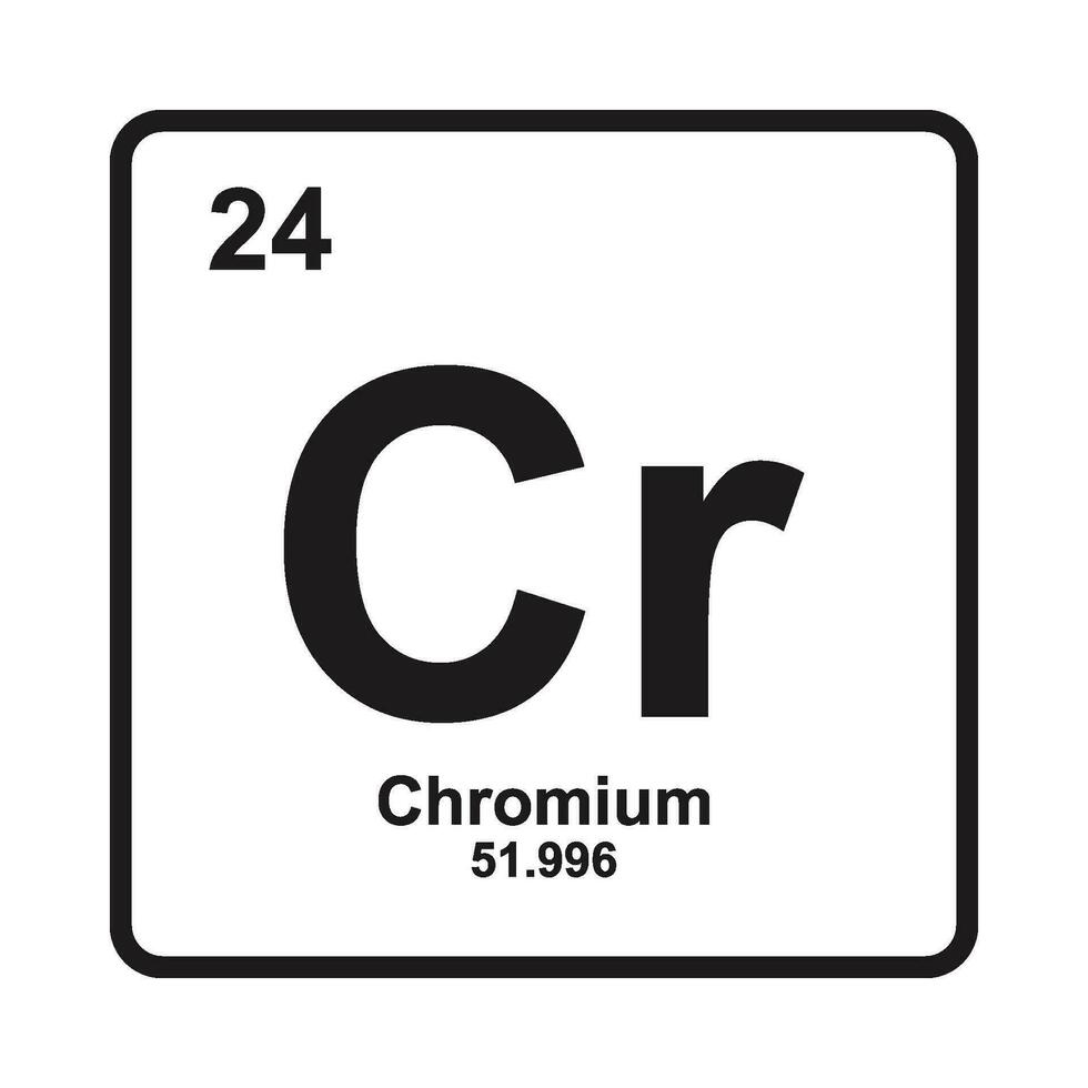 cromo elemento icono vector