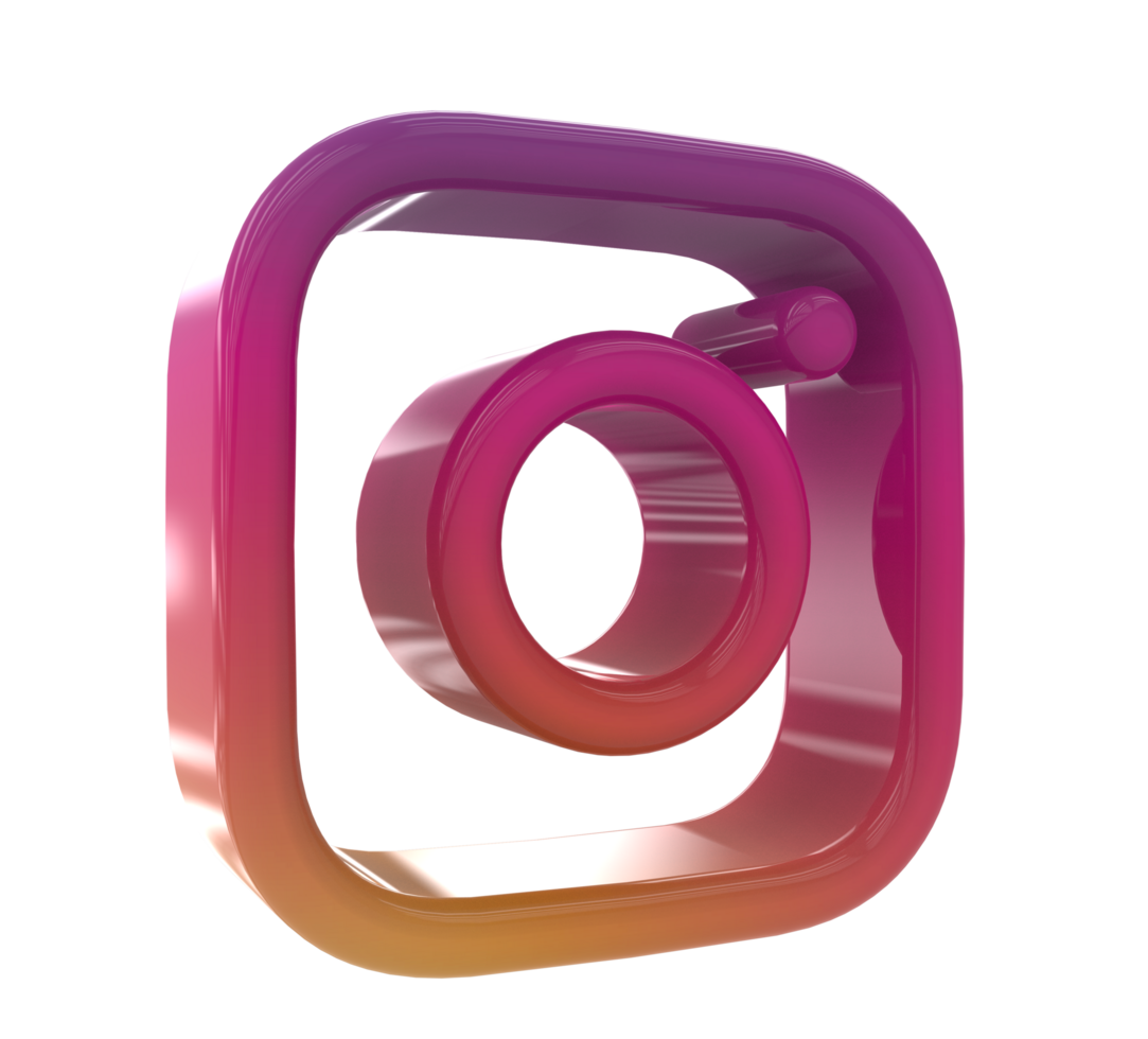 gratuito sociale media icone 3d con Facebook, instagram, cinguettio, tic toc, Youtube loghi png