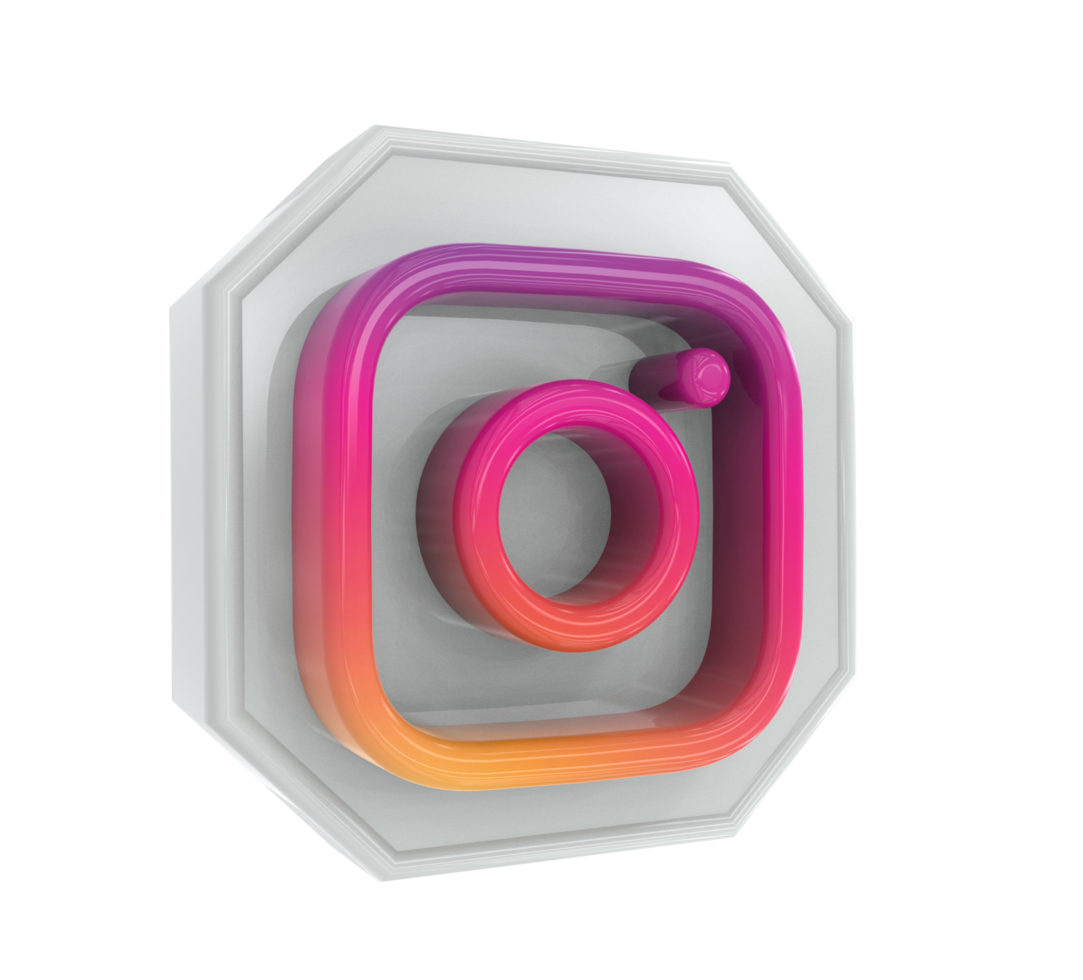 Icon social media set with facebook, instagram, twitter, tiktok, youtube logos png
