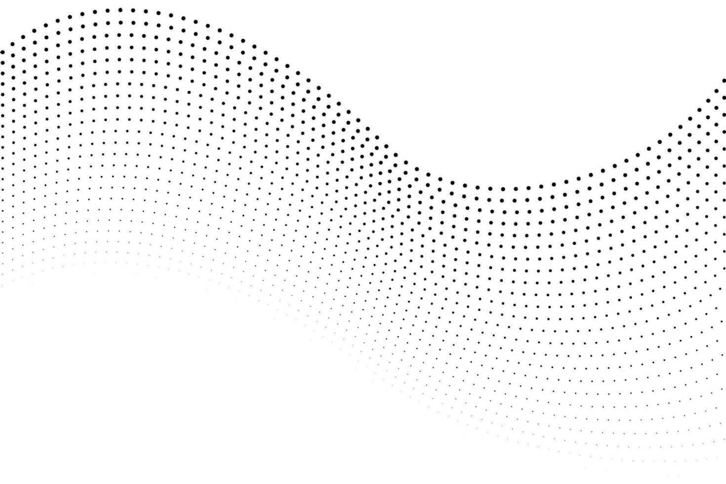 Abstract flow wave dots background. Abstract halftone background vector
