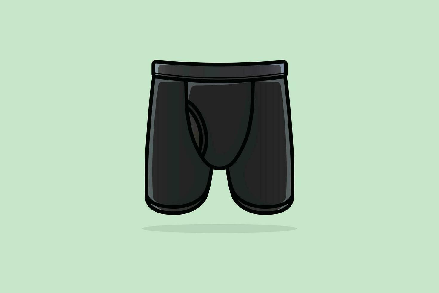 Men Sports Underwear vector illustration. Sports and fashion