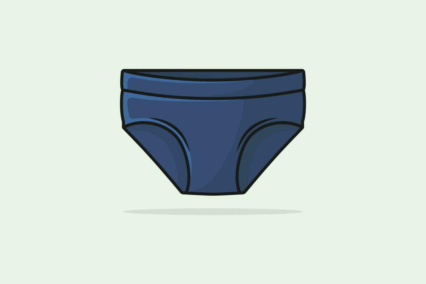 Men Underwear Boxer vector illustration. Sports and fashion objects icon concept.