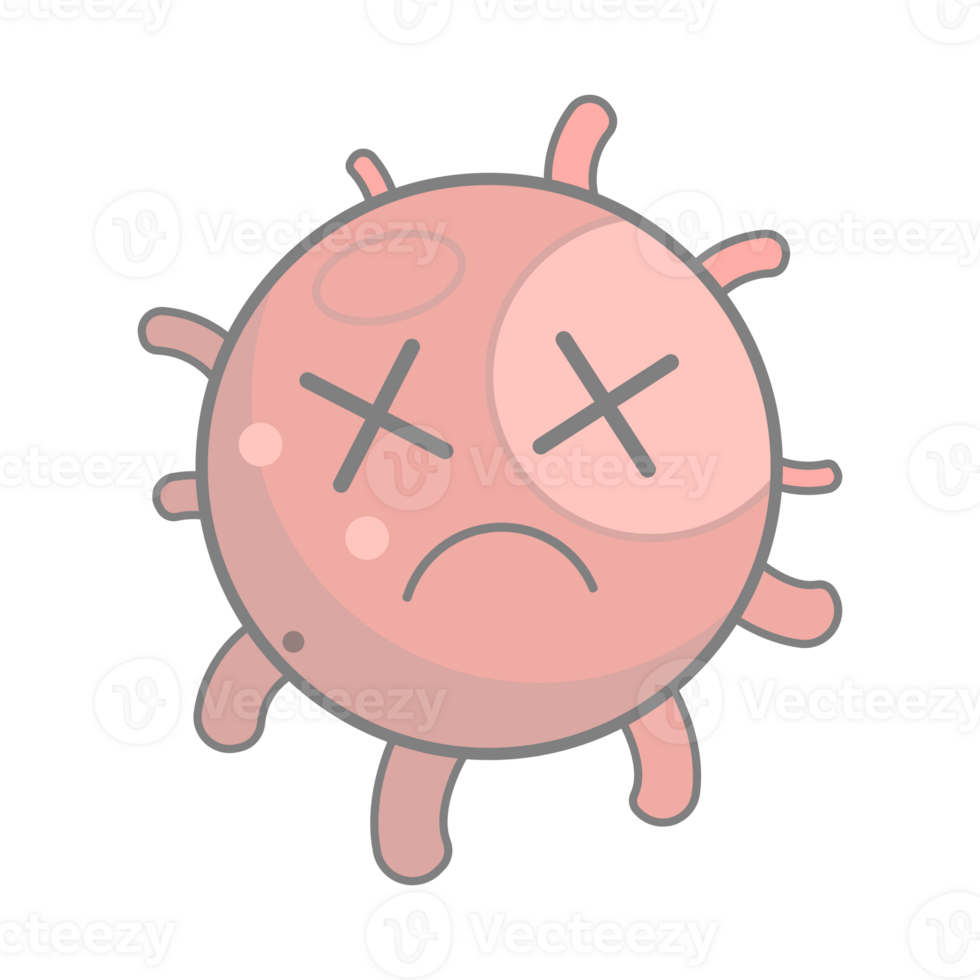Influenza virus cartoon png