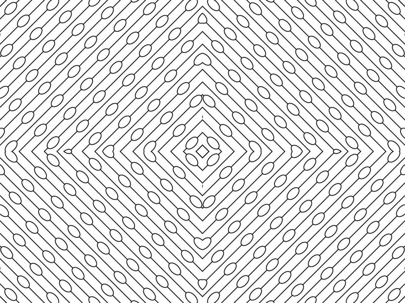 Oval and Lines Motif Pattern, can use for Contemporary Decoration, Ornate, Background, Fashion, Textile, Fabric, Tile, Wallpaper, Cover, Wrapping, Carpet, etc. vector