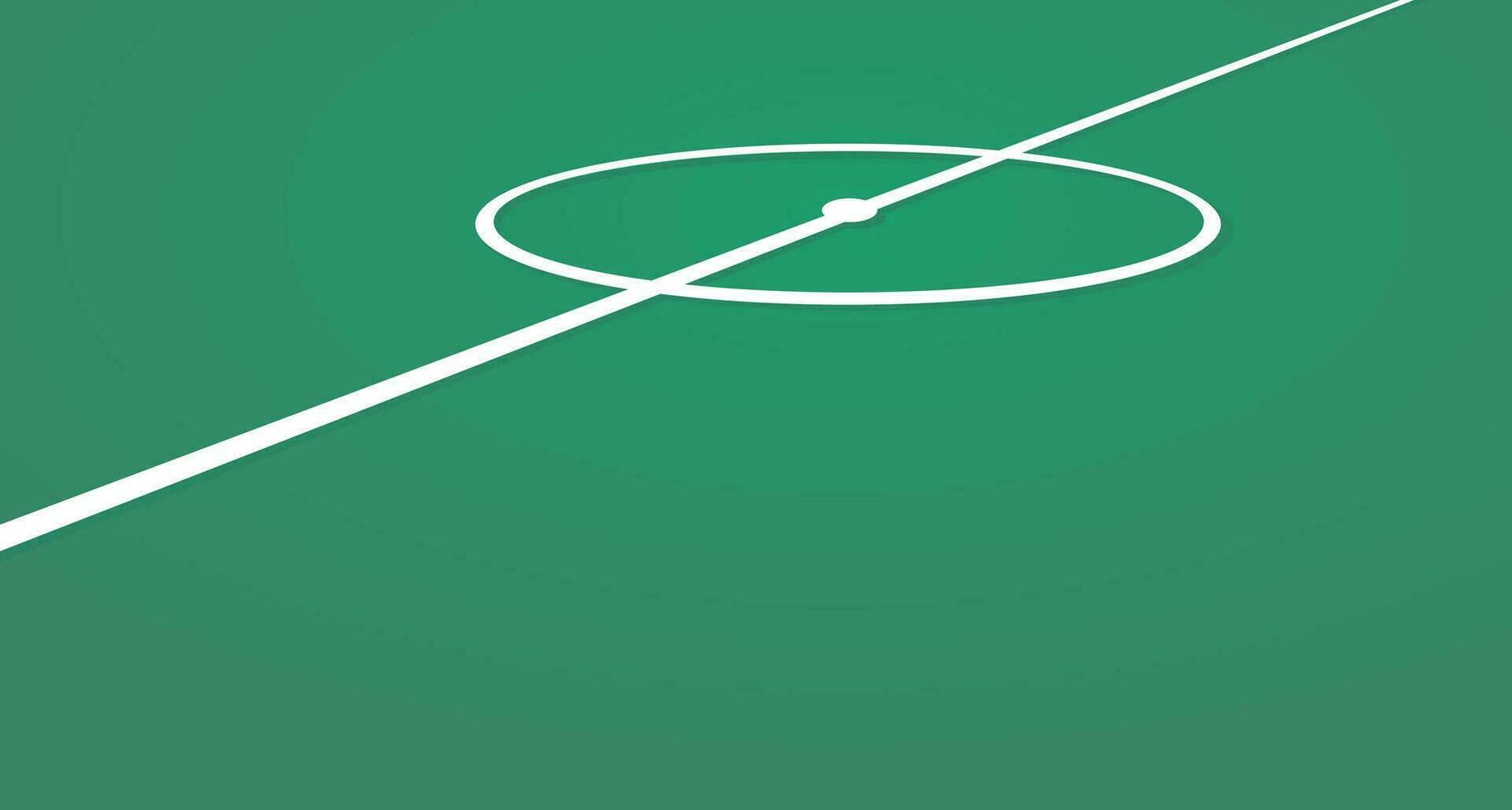 Composition of Soccer, football field with space for write. vector illustration