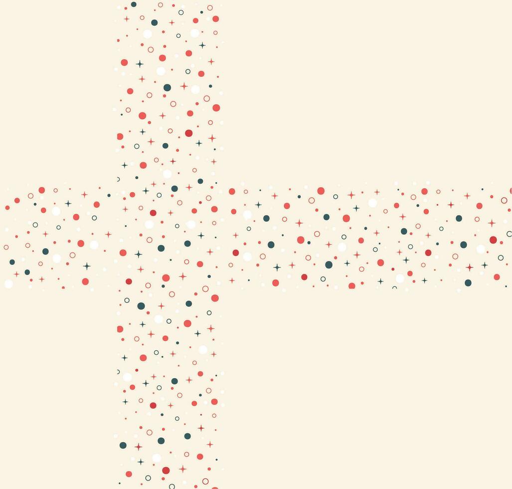 minimal Christmas background vector illustration