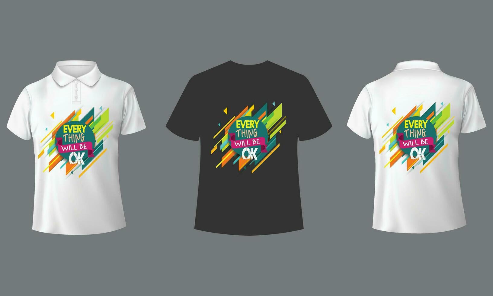 T-Shirt Design shape vector