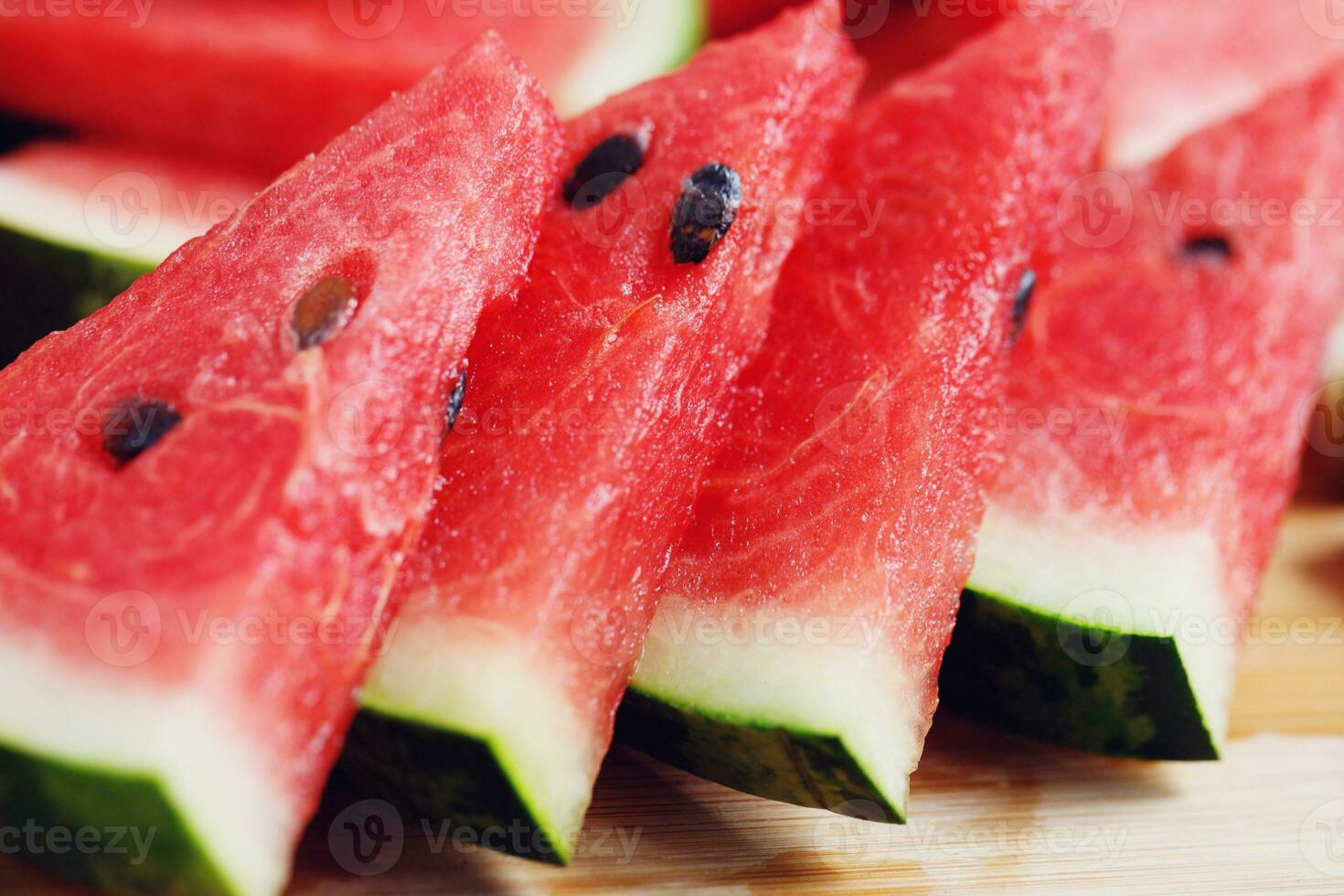 Red watermelon fruit texture background picture rich in healthy nutrients photo
