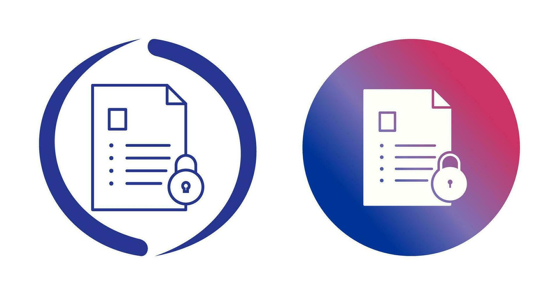 Unique Confidentiality Vector Icon