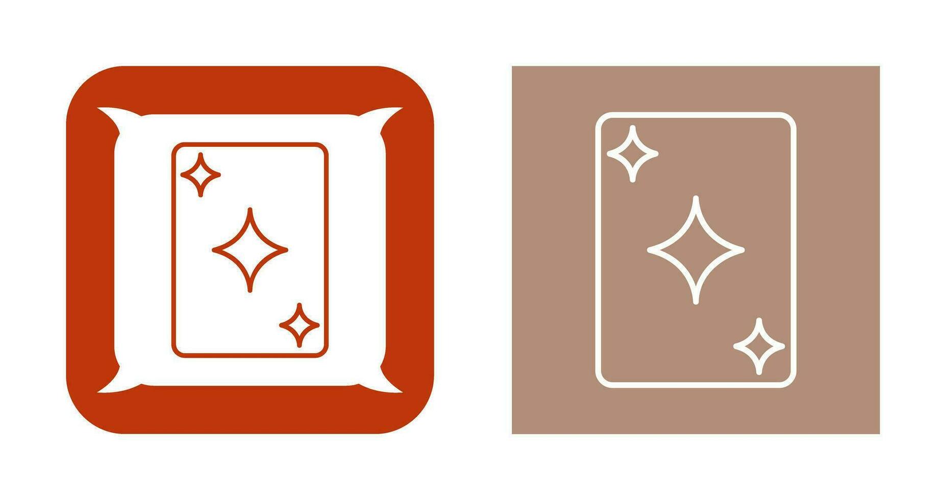 Unique Card Vector Icon