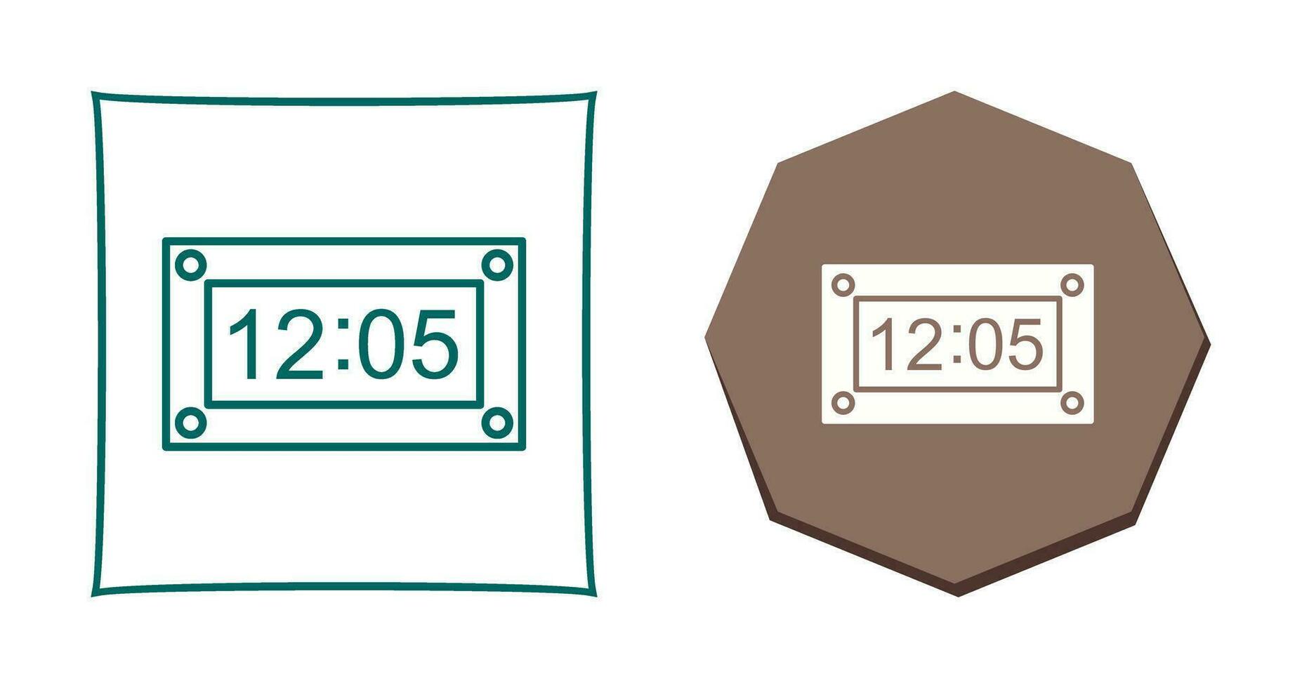 Unique Timer Vector Icon