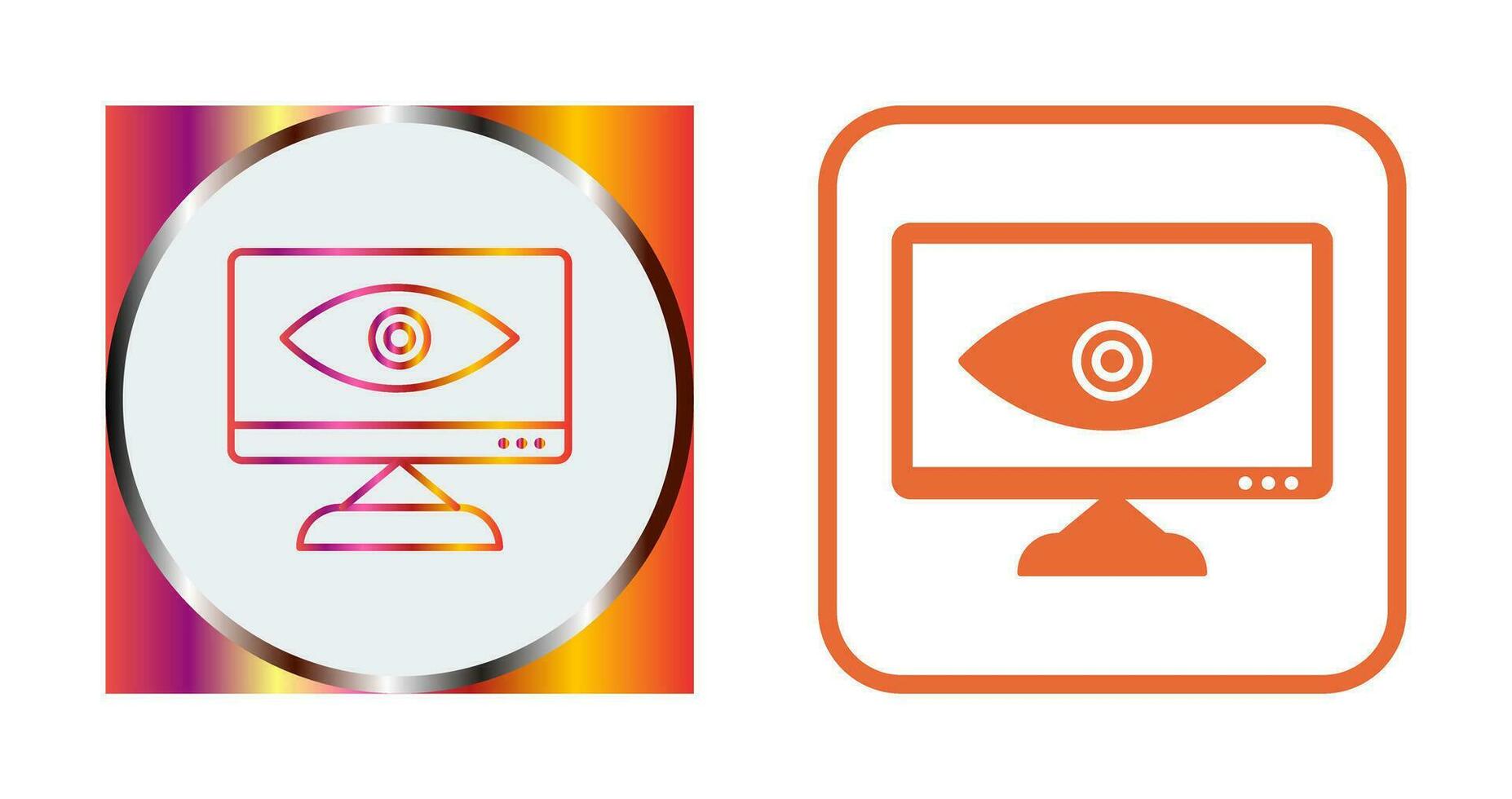 Unique Web Visibility Vector Icon
