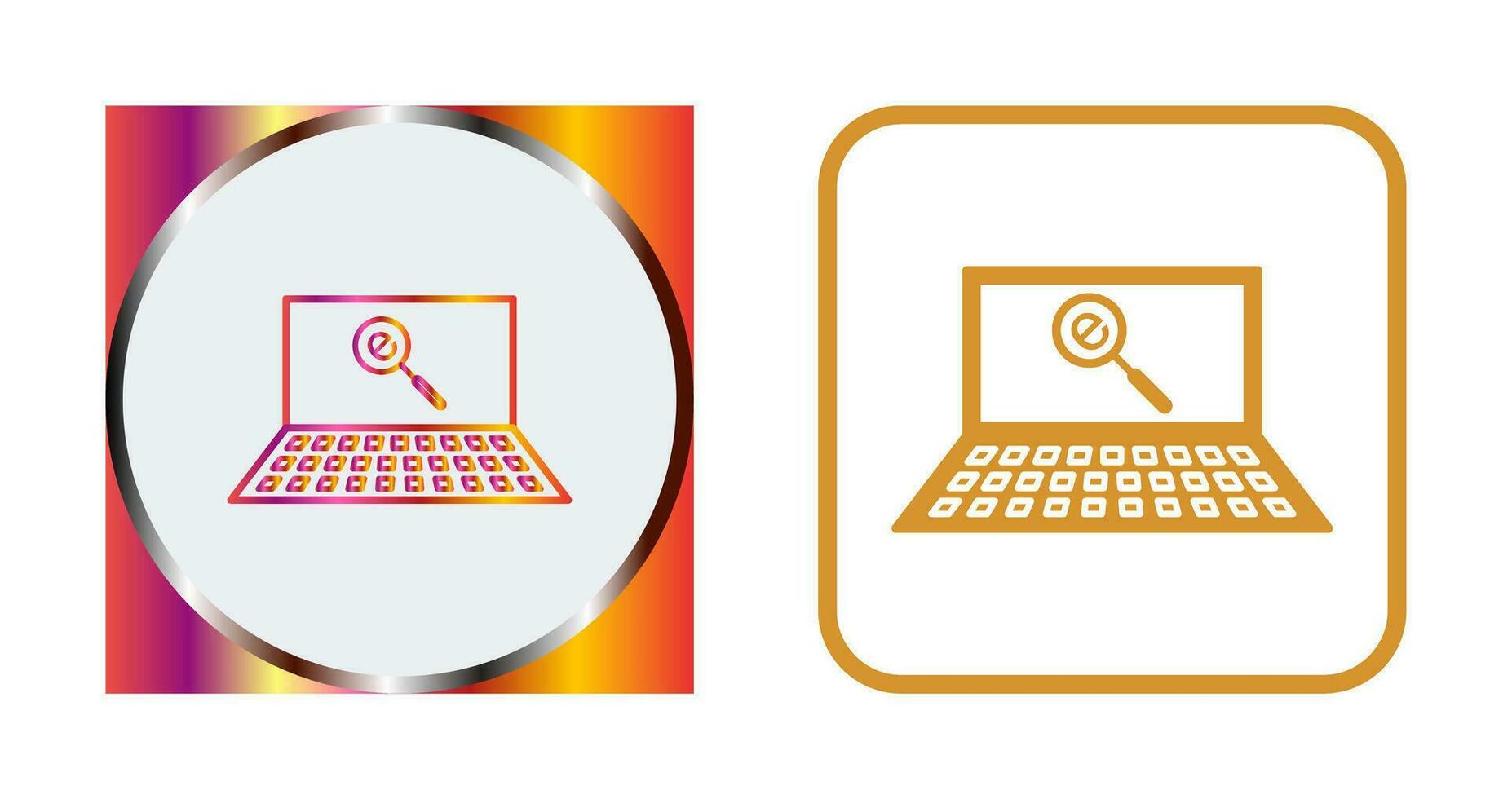 Unique Find on Internet Vector Icon