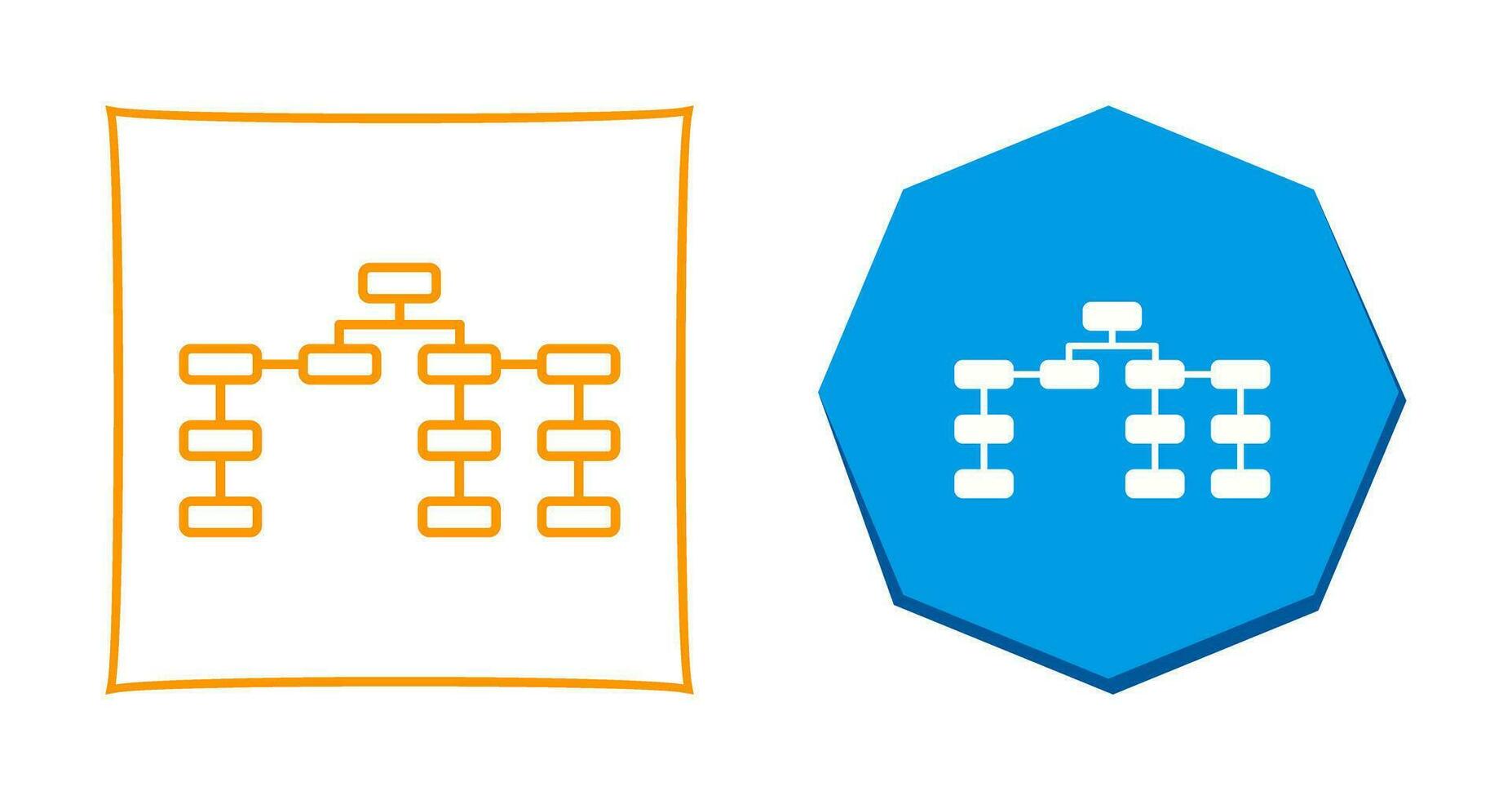 icono de vector de estructura de seo único