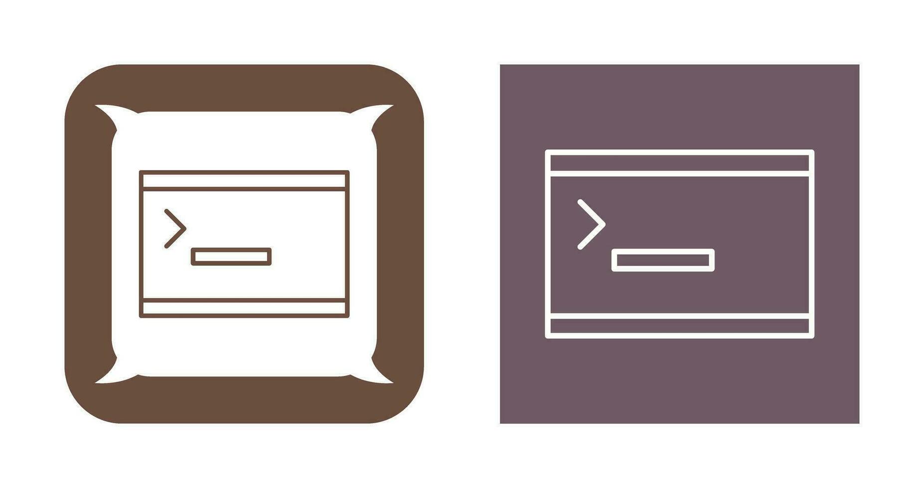 Unique Console Vector Icon