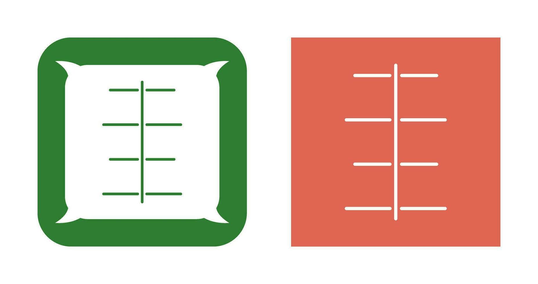 Unique Center Align Vector Icon