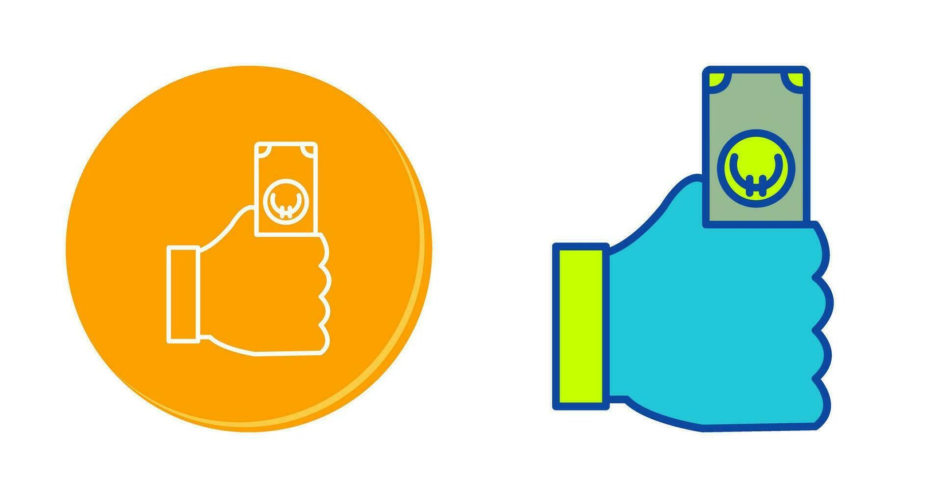 Unique Cash Vector Icon
