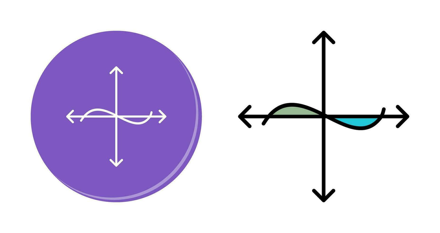 Unique Graph Vector Icon