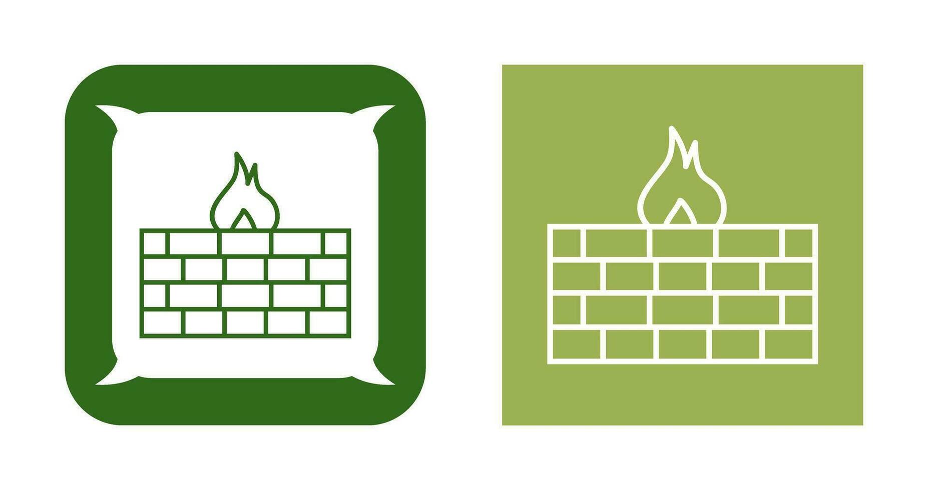 Unique Firewall Vector Icon