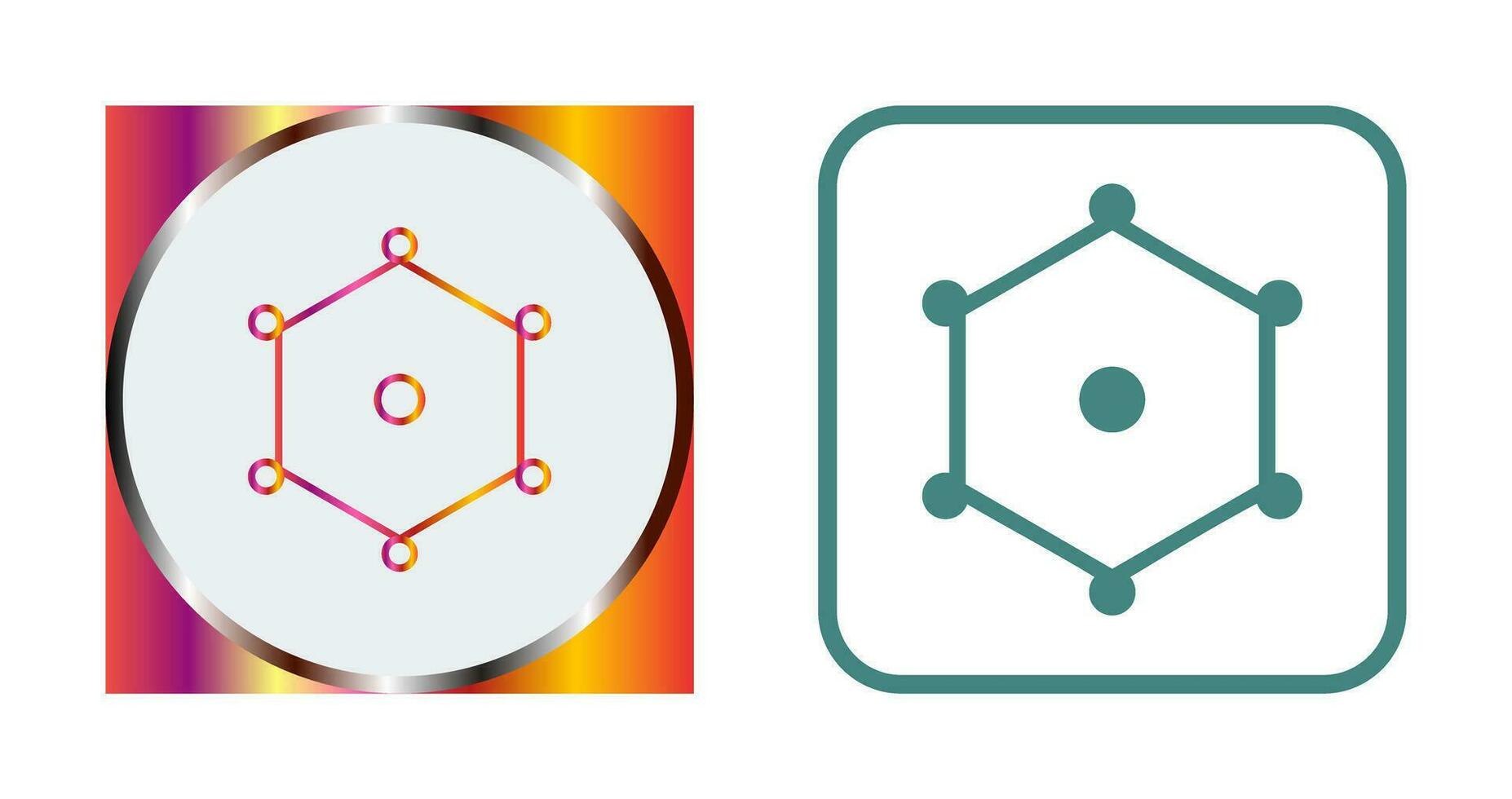 Unique Nodes Vector Icon