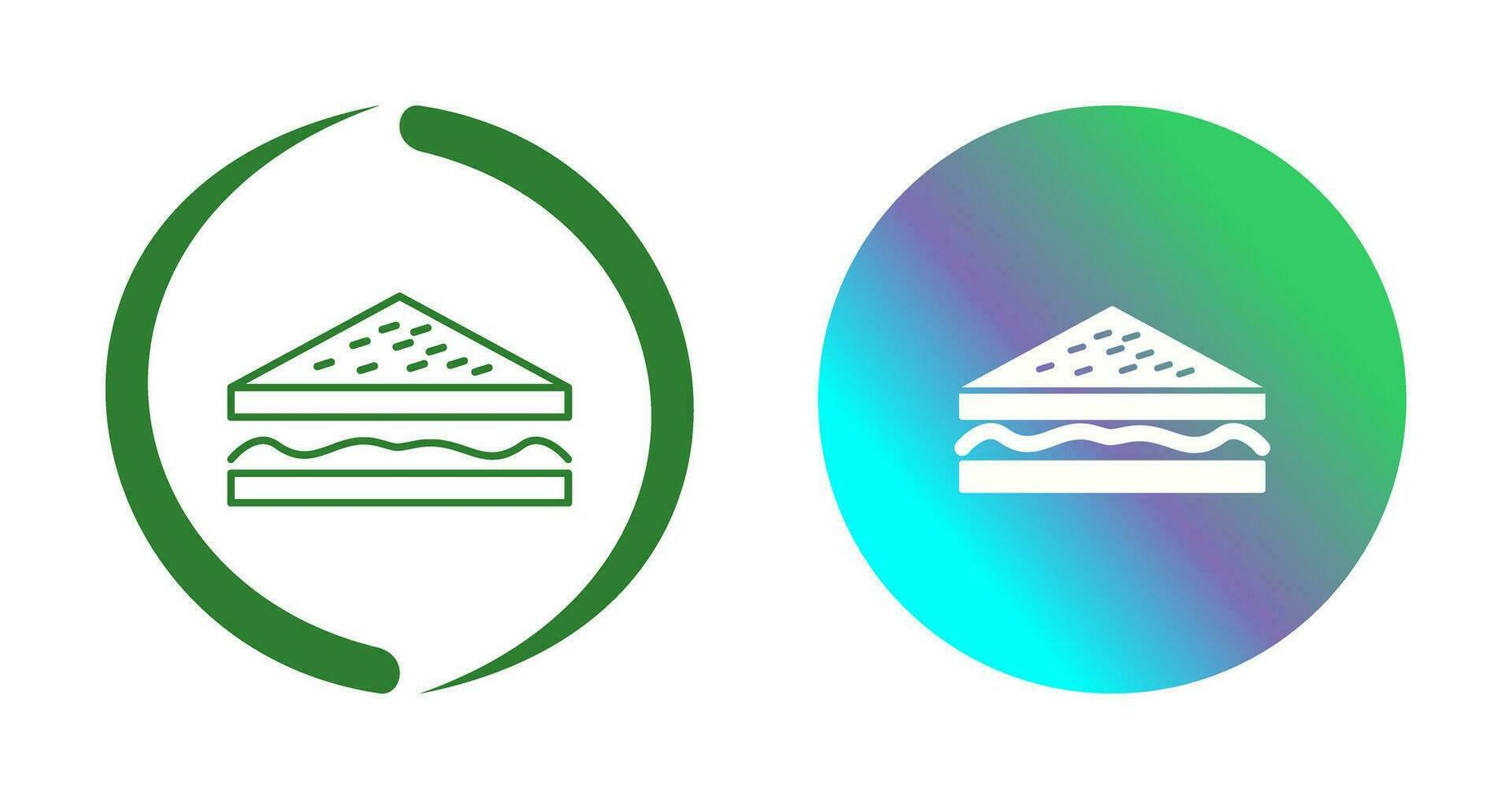 Unique Sandwich Vector Icon