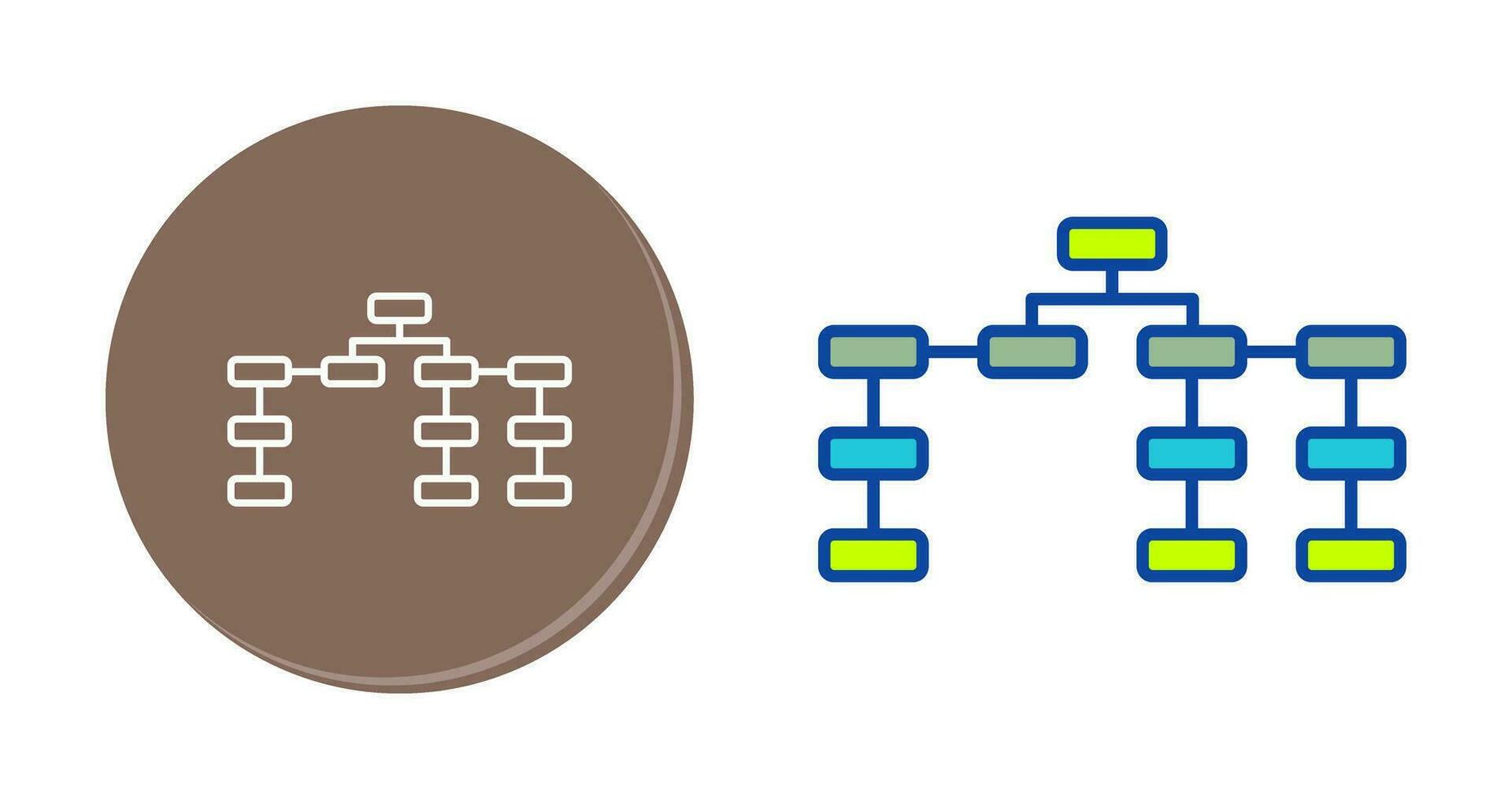 Unique Seo Structure Vector Icon