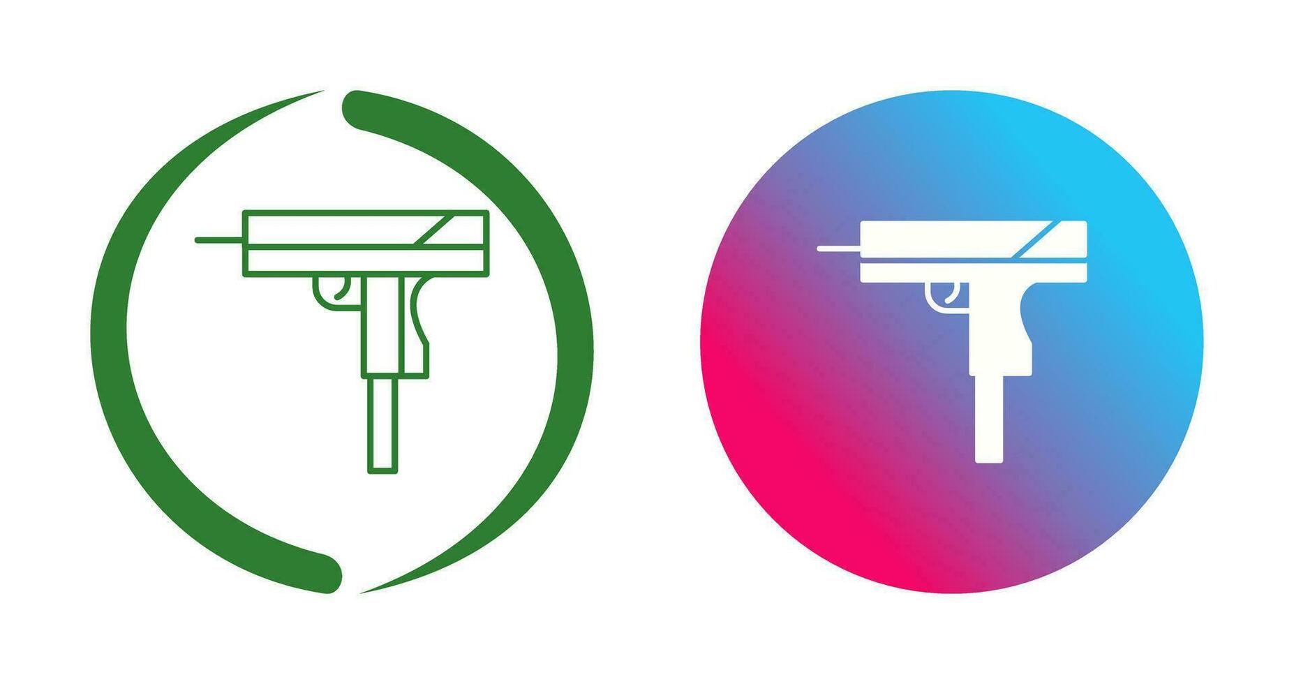 Unique Gun Vector Icon