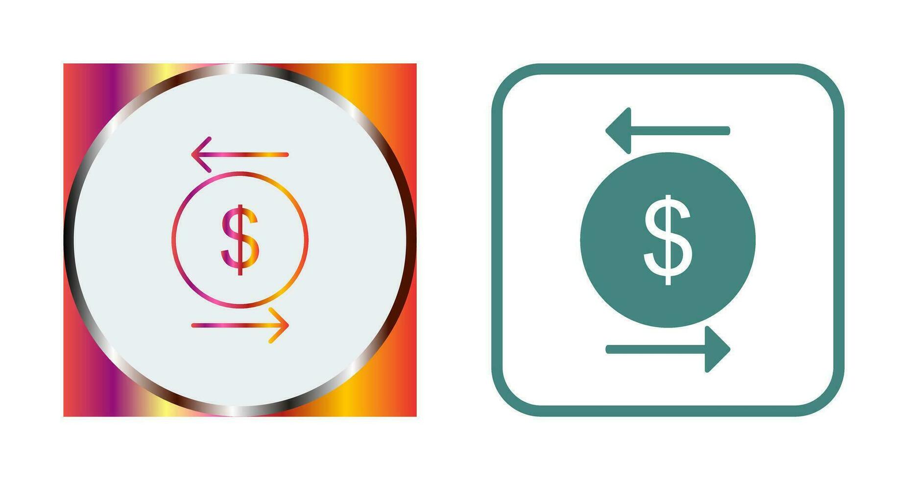Unique Transcation Vector Icon