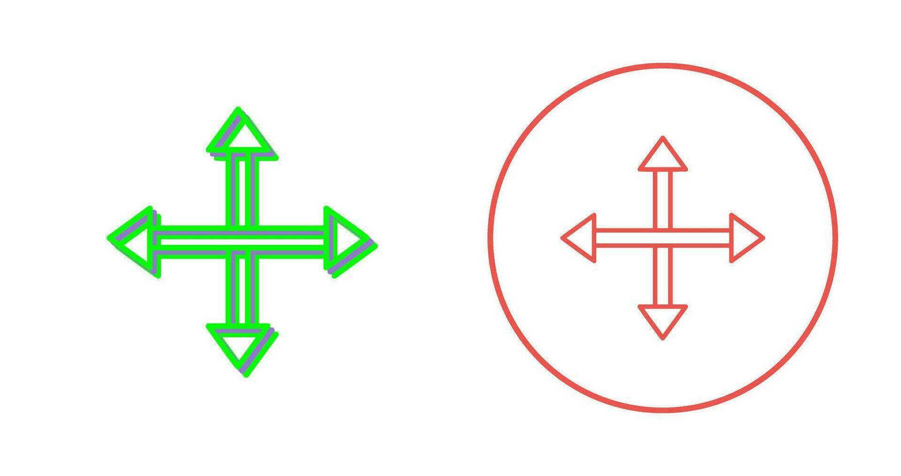 Unique Move Vector Icon