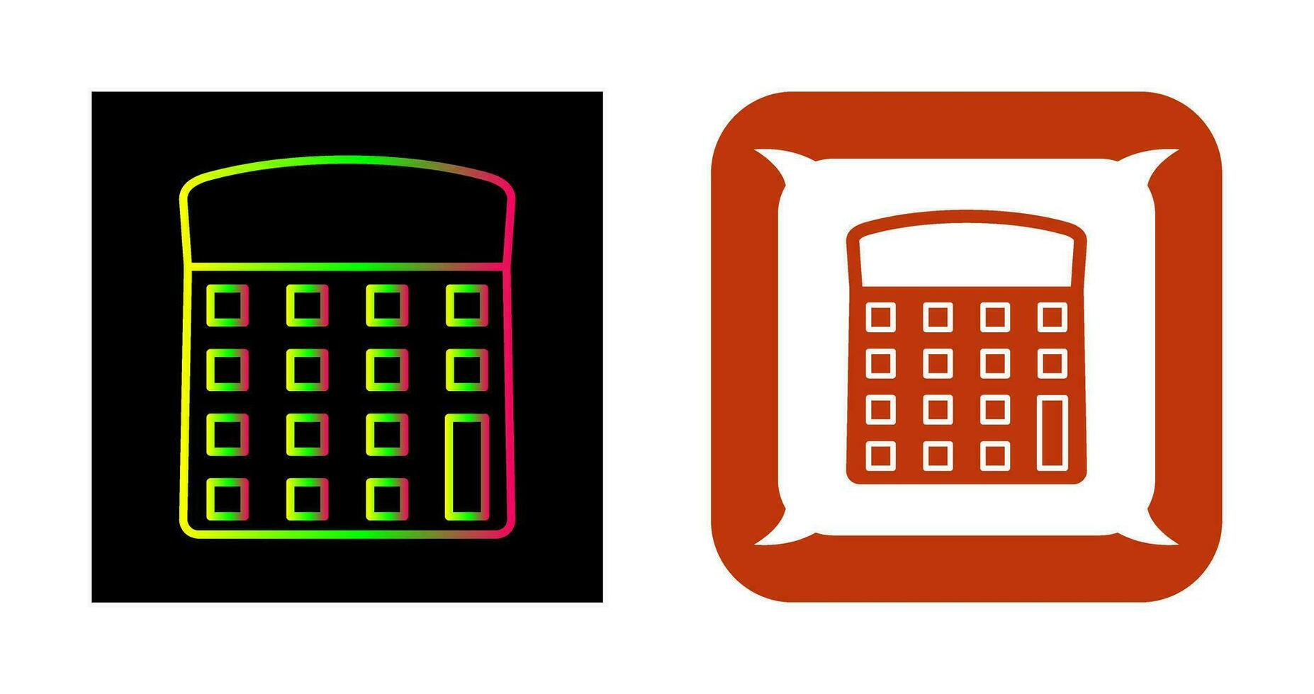 Unique Calculator Vector Icon