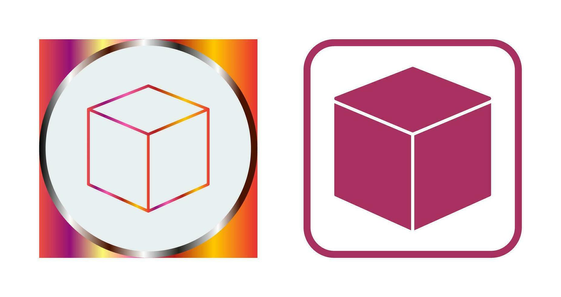 Cubic Design Vector Icon