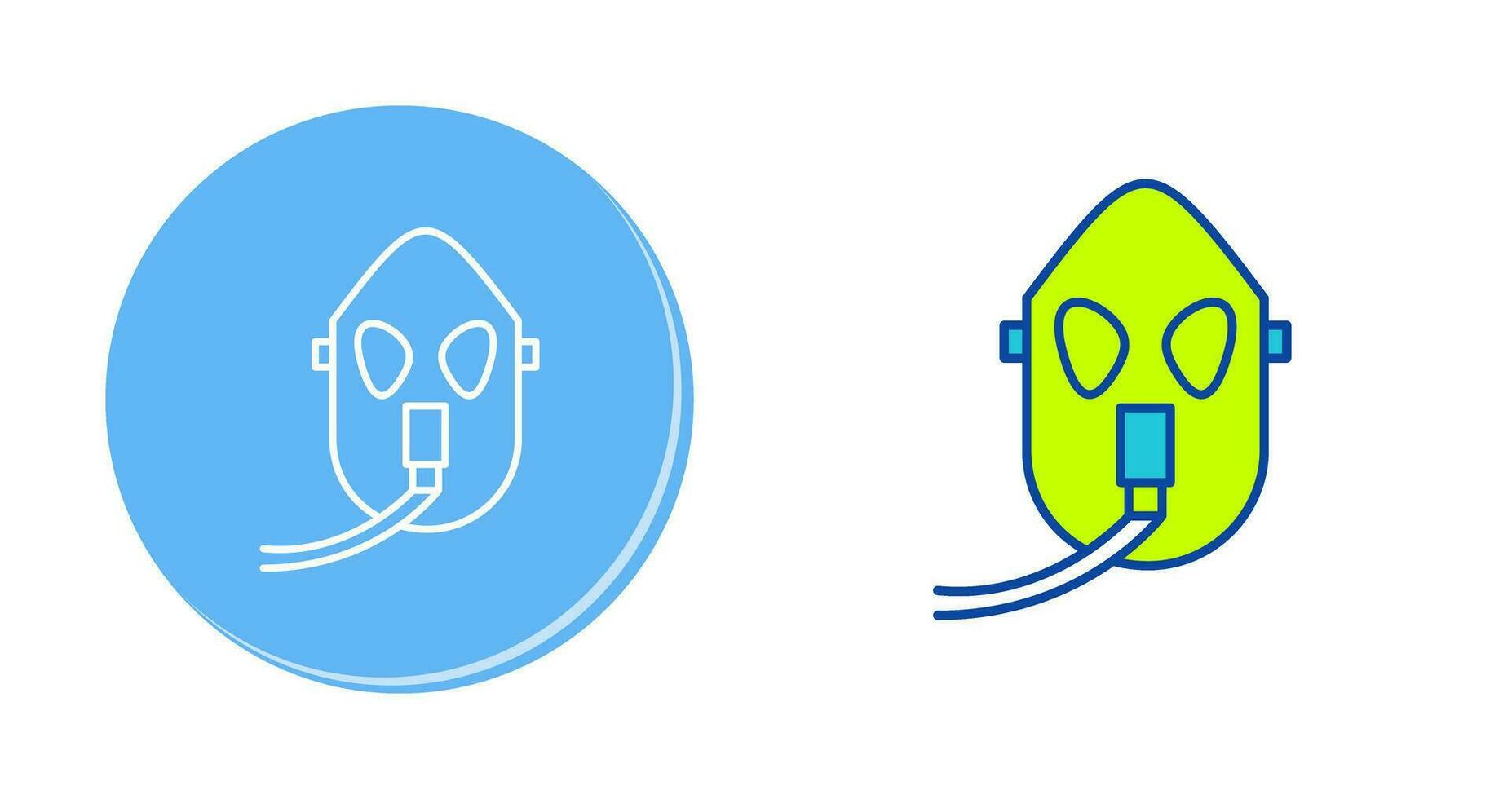 Unique Oxygen Mask Vector Icon