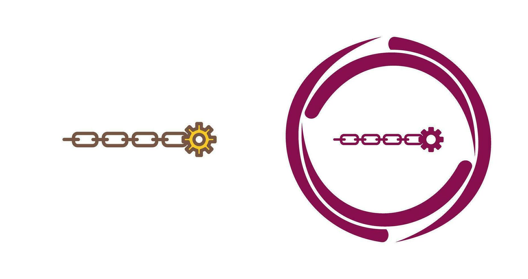Unique Link Sales Vector Icon