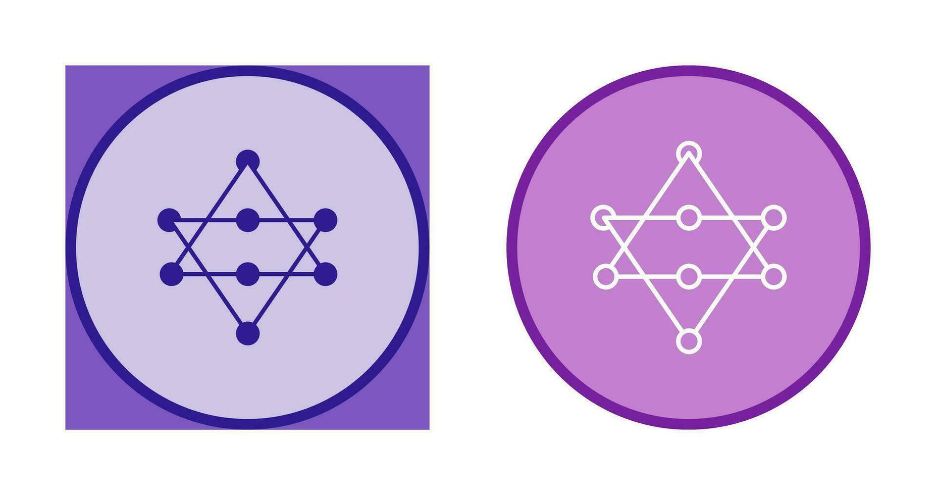 Unique Networks Vector Icon