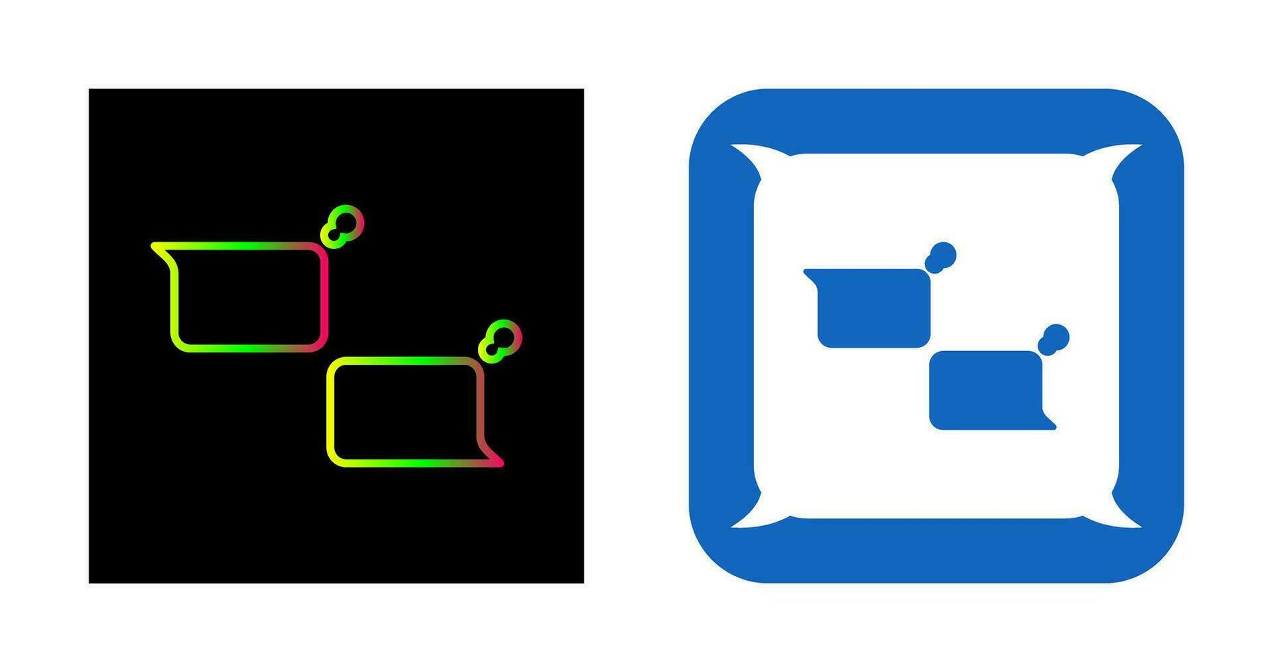 Unique Chatting Vector Icon