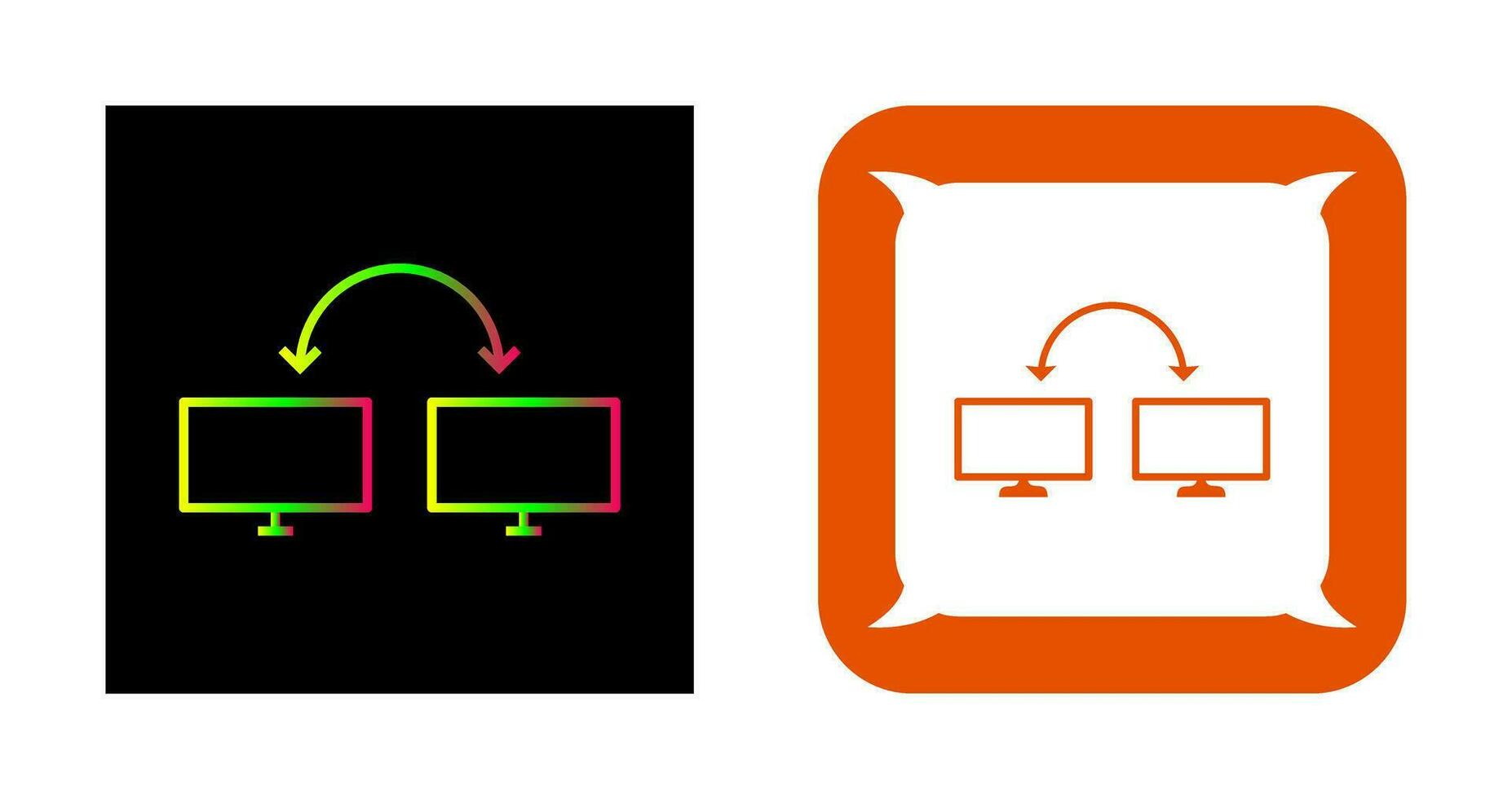 Unique Connected Systems Vector Icon