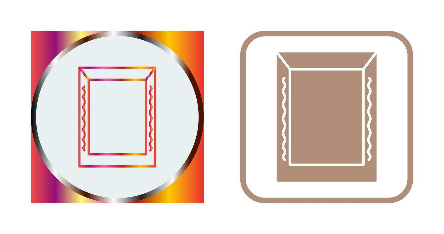 Unique Frame Vector Icon