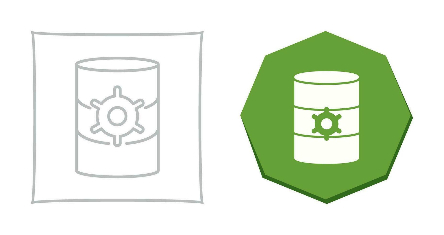 Unique Database Management Vector Icon