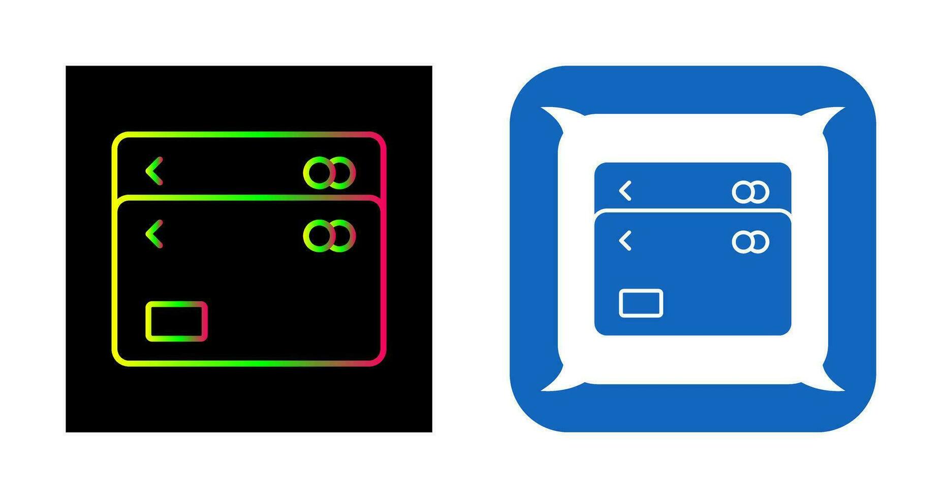 Unique Multiple Cards Vector Icon