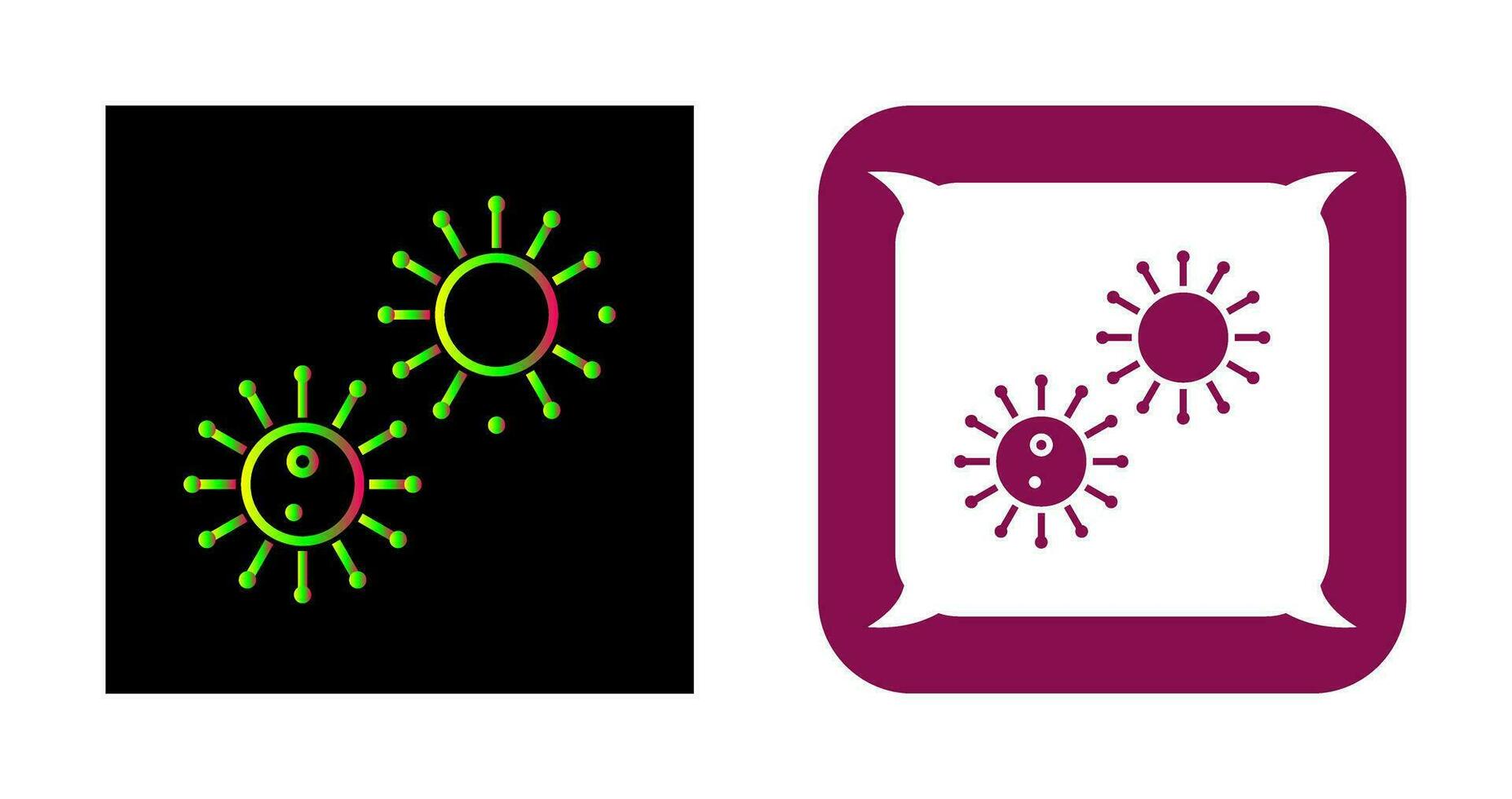 único virus vector icono