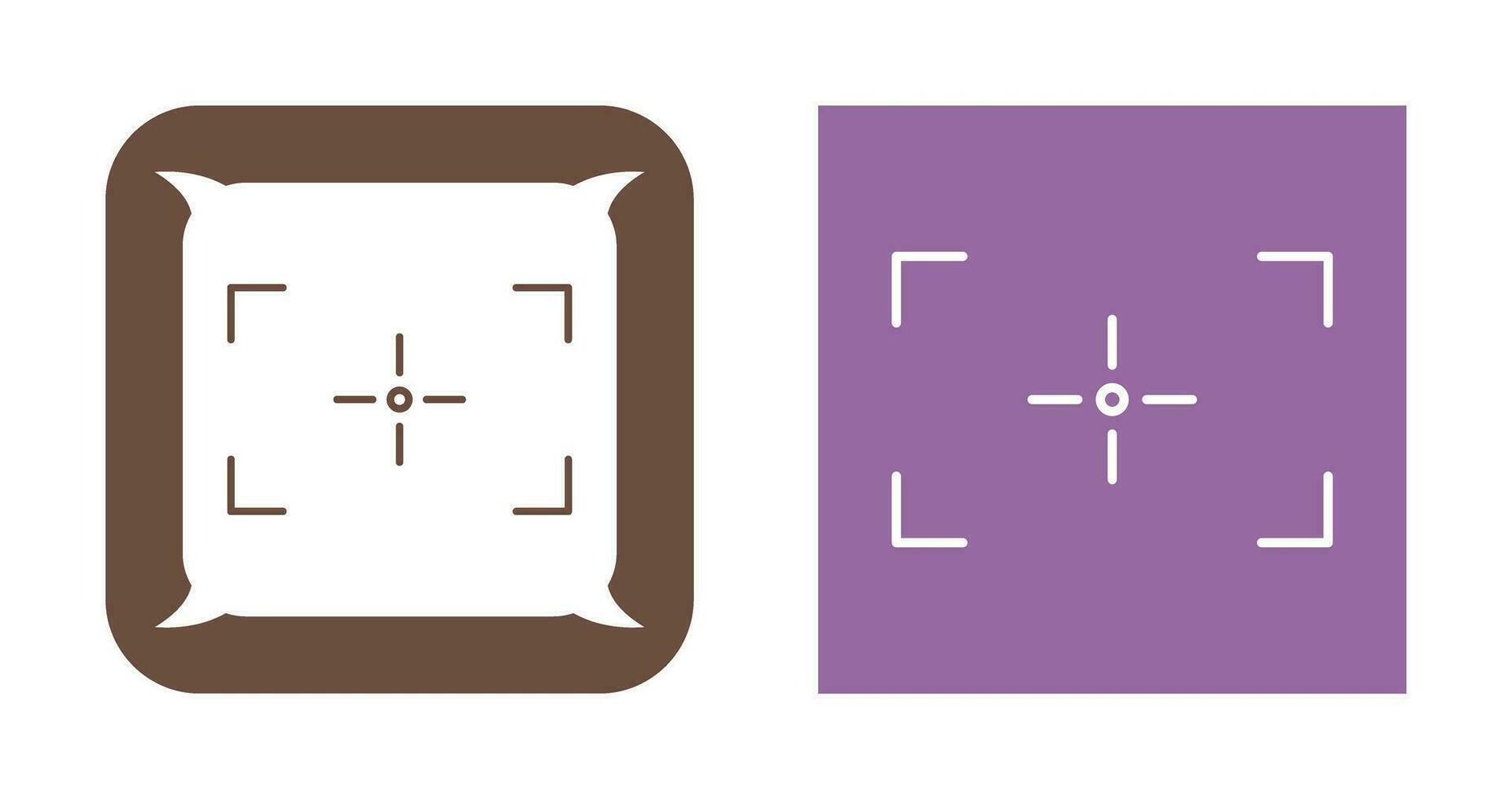 Unique Focus Vector Icon