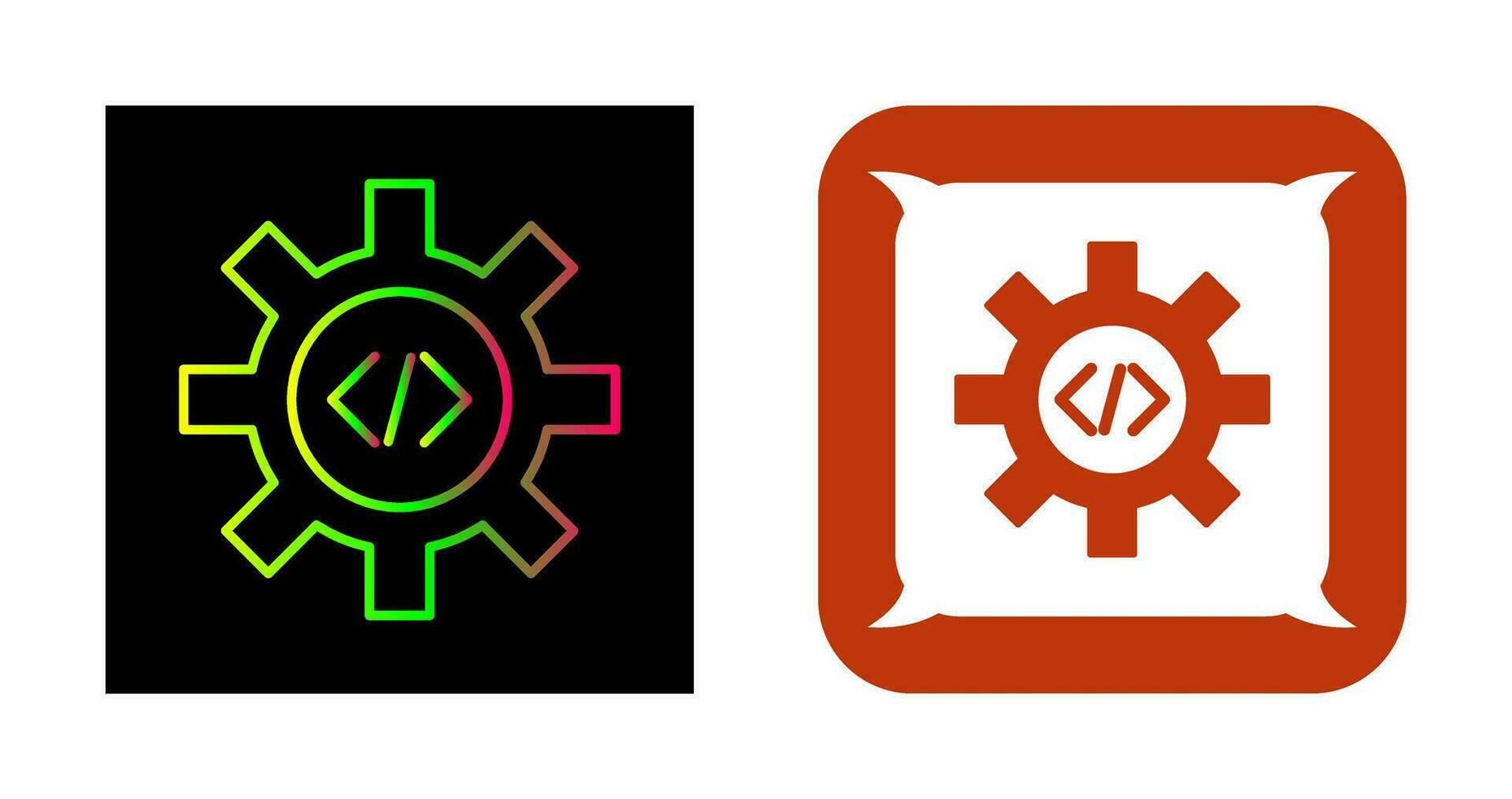 Unique Code Optimization Vector Icon