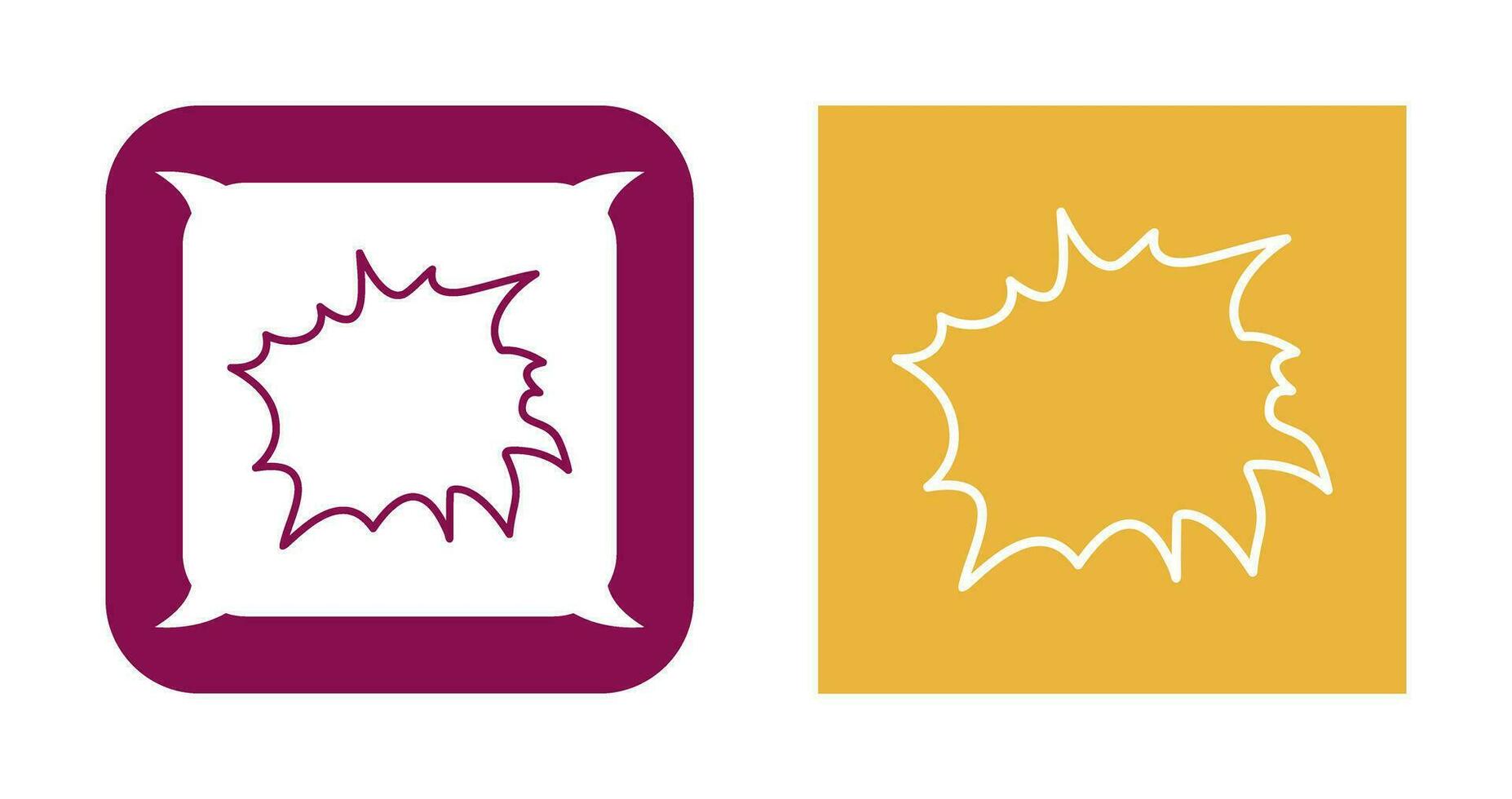 Unique Explosion Vector Icon